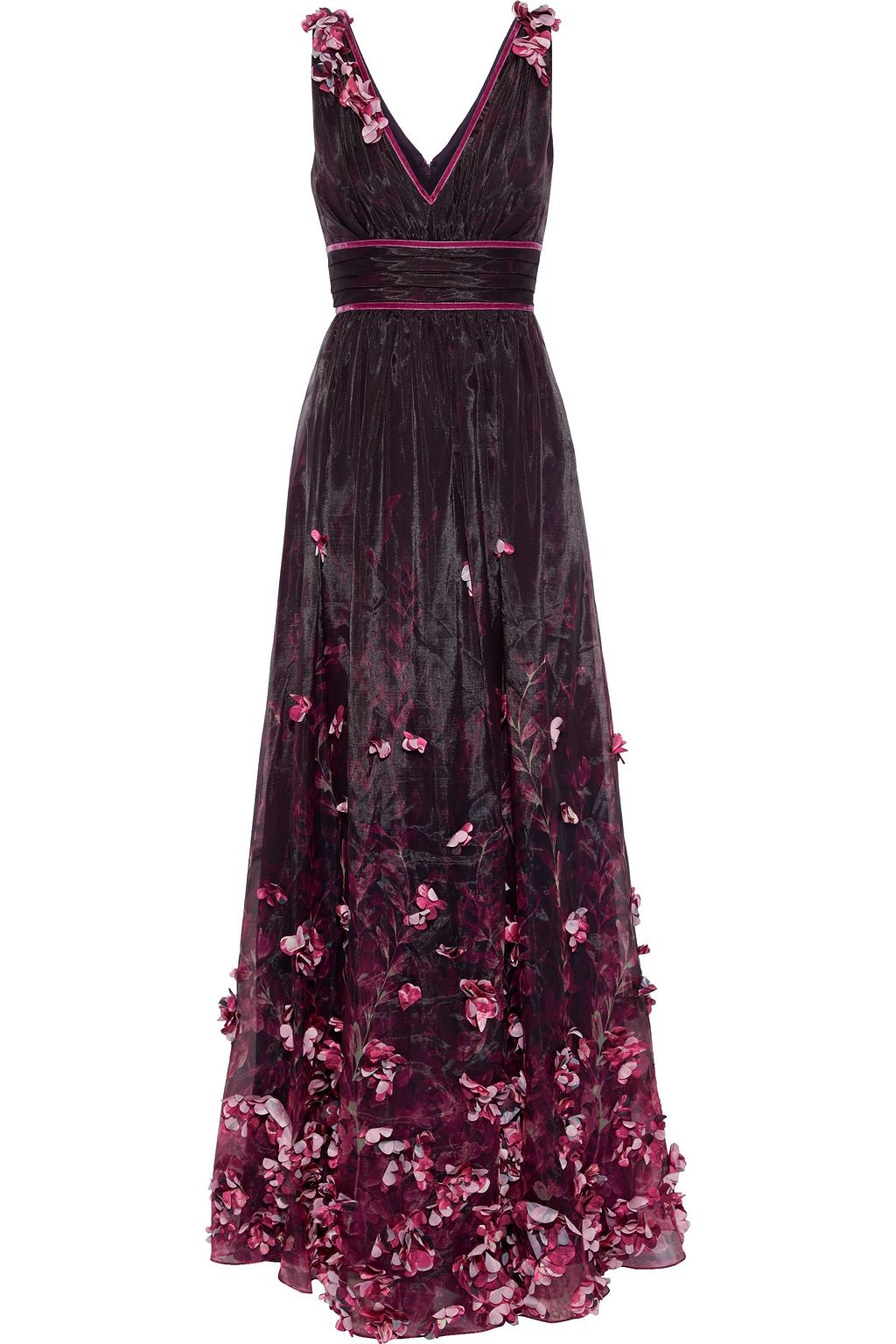marchesa purple dress