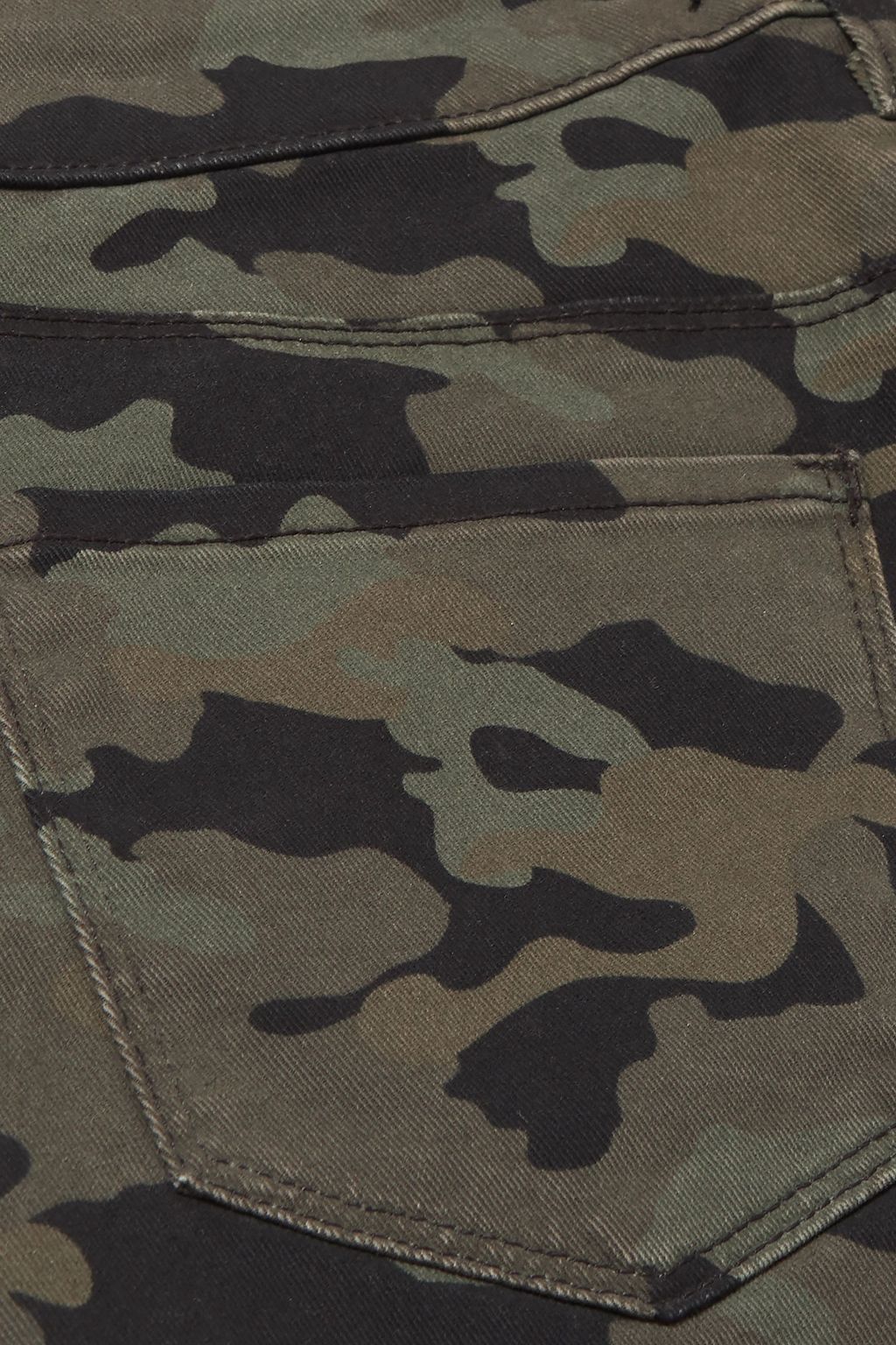 L'AGENCE Margot cropped camouflage-print high-rise skinny jeans