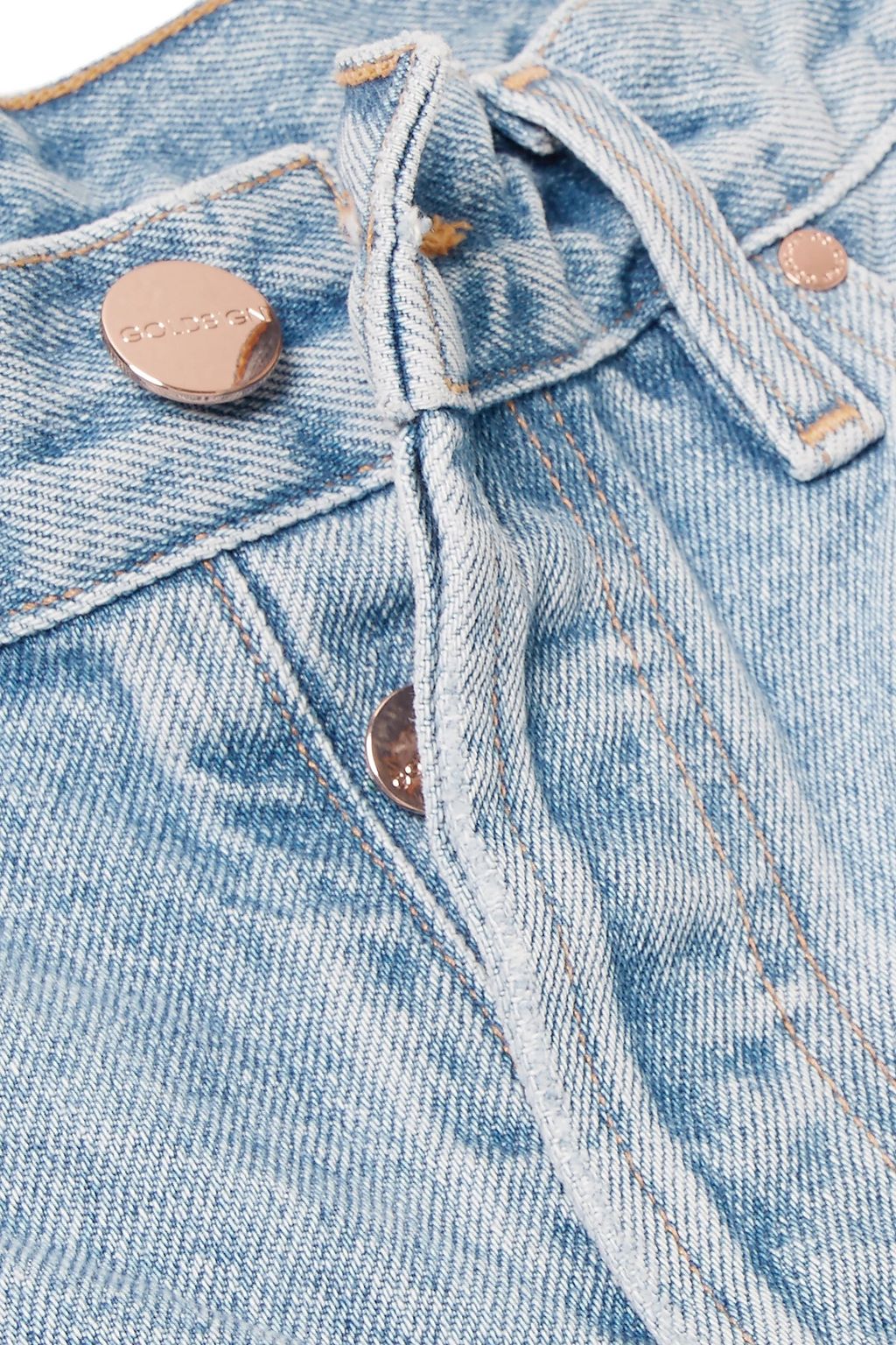 GOLDSIGN The Low Slung cropped mid-rise straight-leg jeans