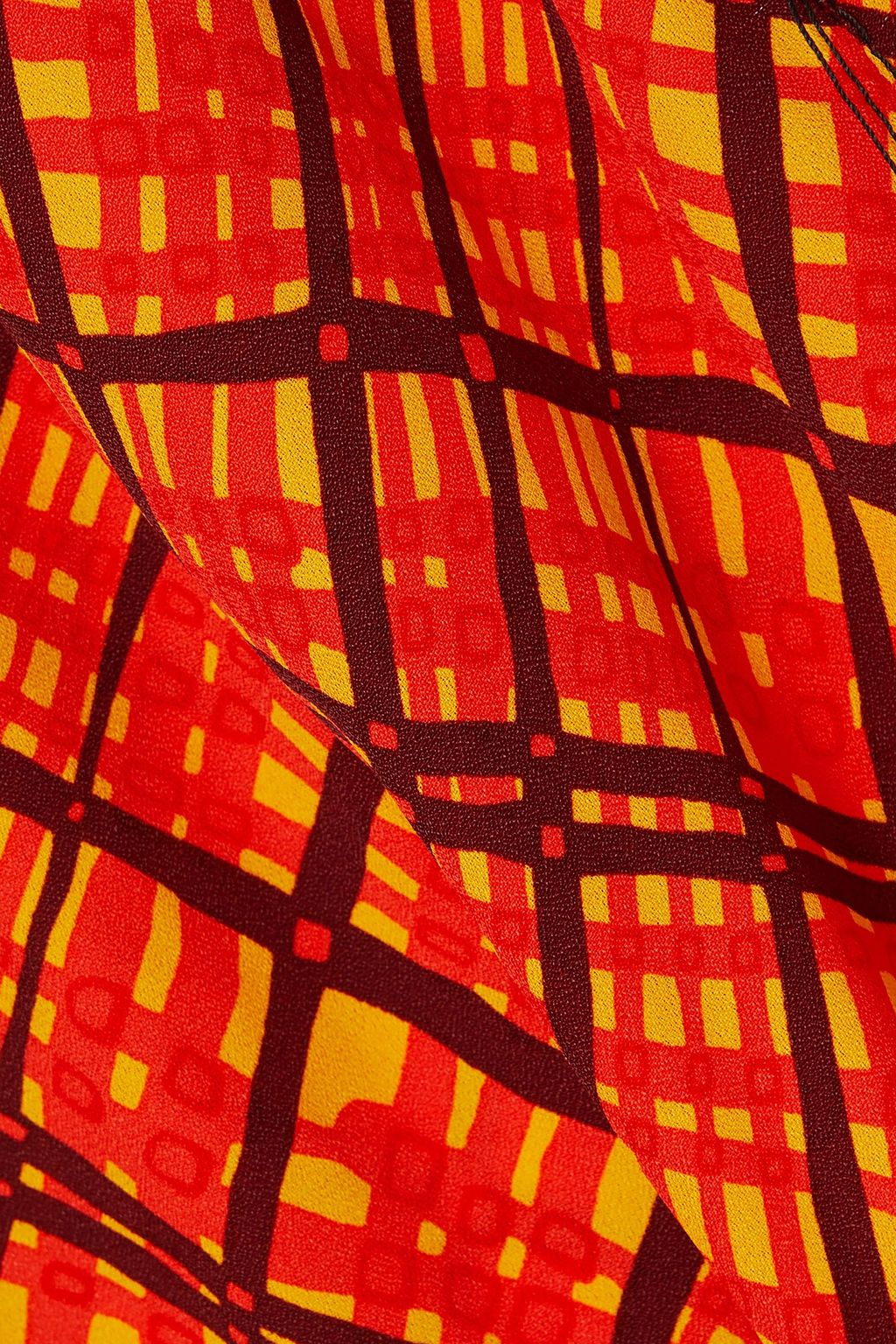 MARNI Printed crepe top