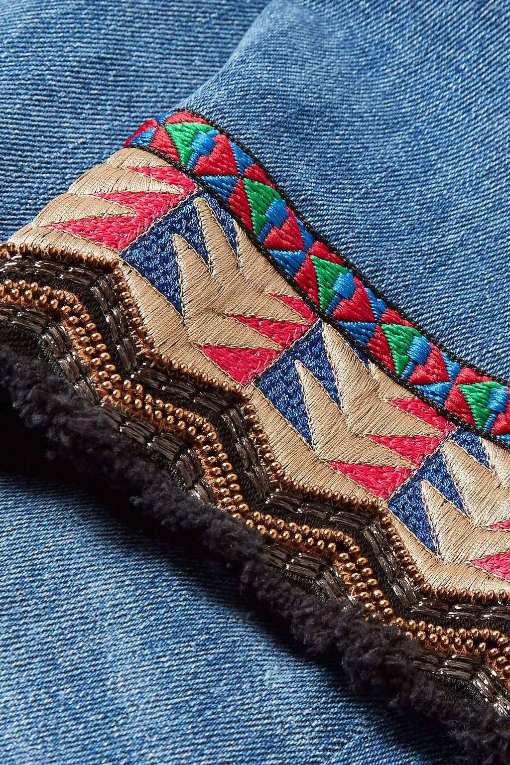 ETRO Embellished high-rise kick-flare jeans