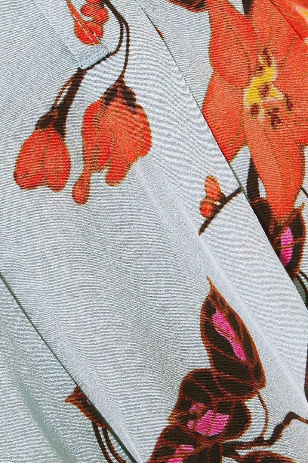 ETRO Floral-print crepe wide-leg pants