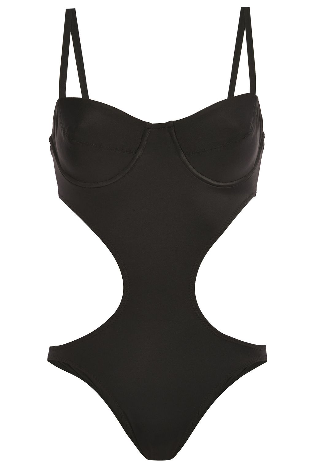 black underwired swimsuit