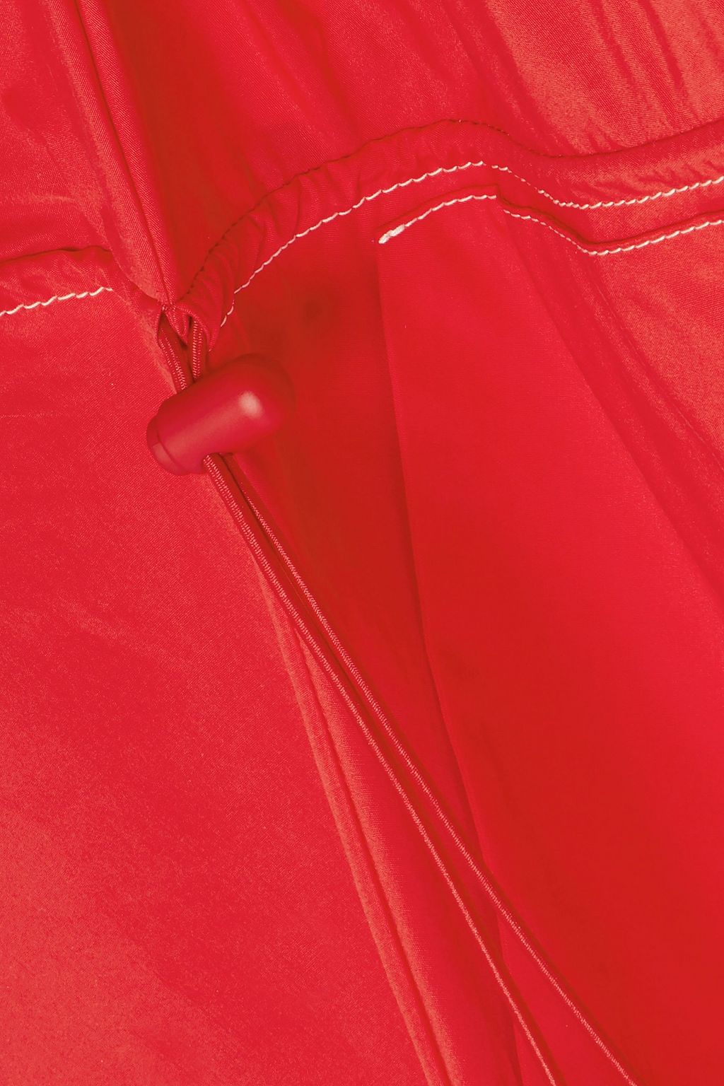MARNI Gathered cotton-poplin midi skirt
