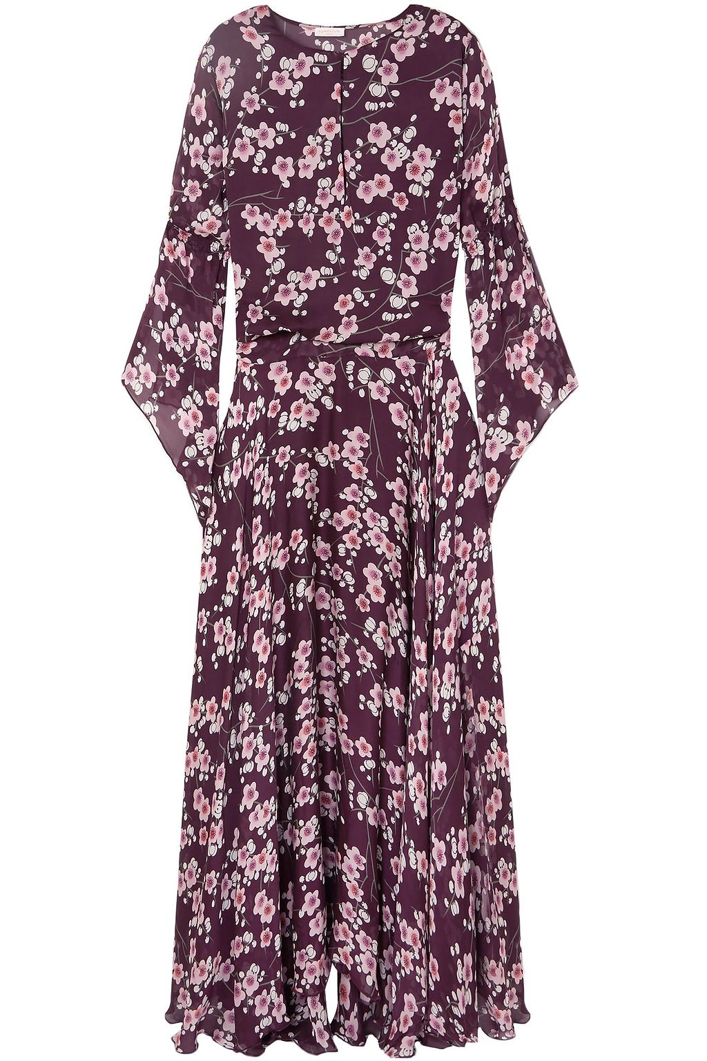 malibu floral maxi dress