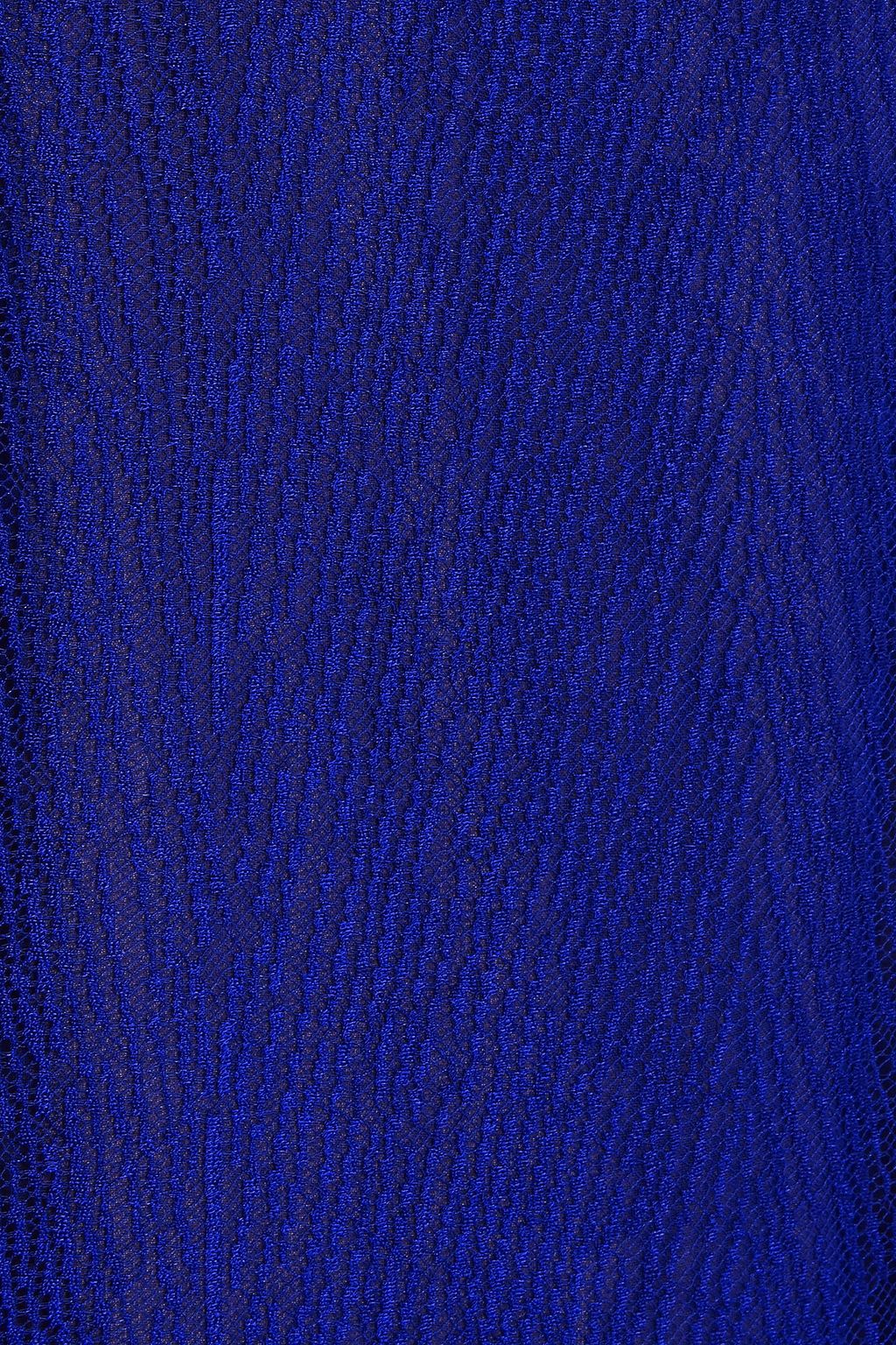 AKRIS プリーツ入り レース マキシワンピース
