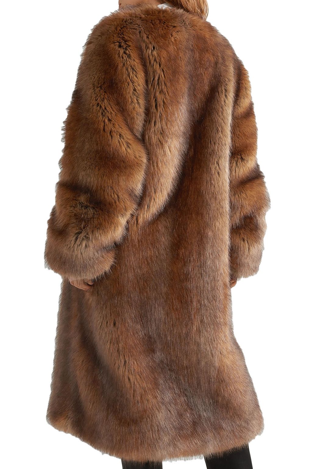 GIVENCHY Oversized faux fur coat THE