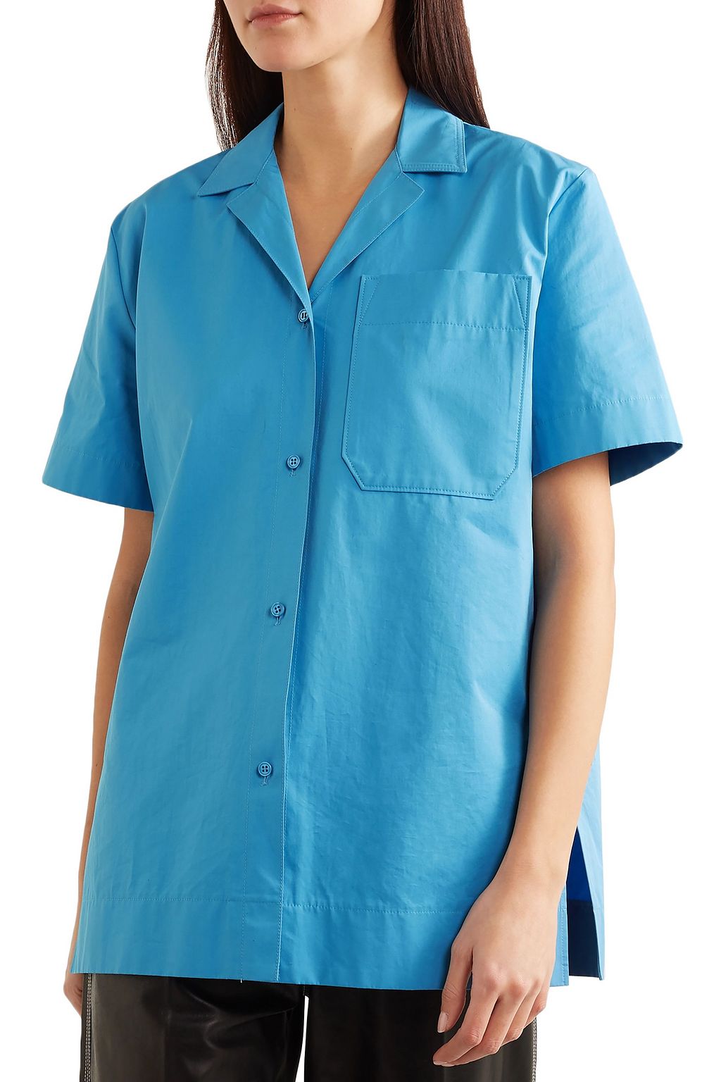 KWAIDAN EDITIONS Coated cotton-poplin shirt