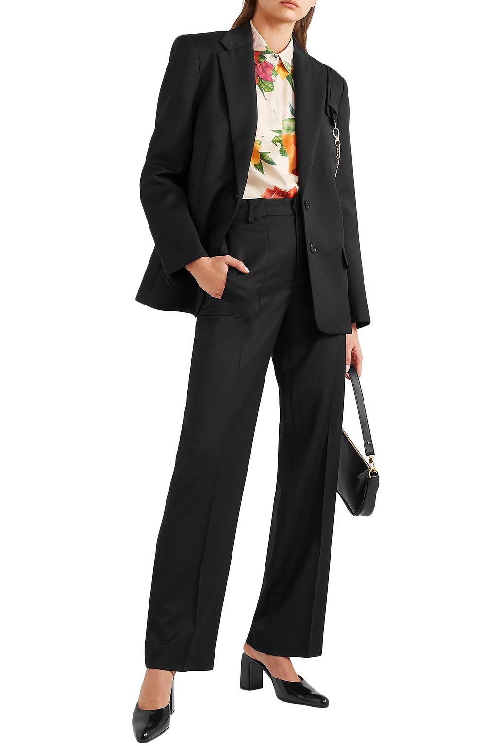 COMMISSION Token twill straight-leg pants