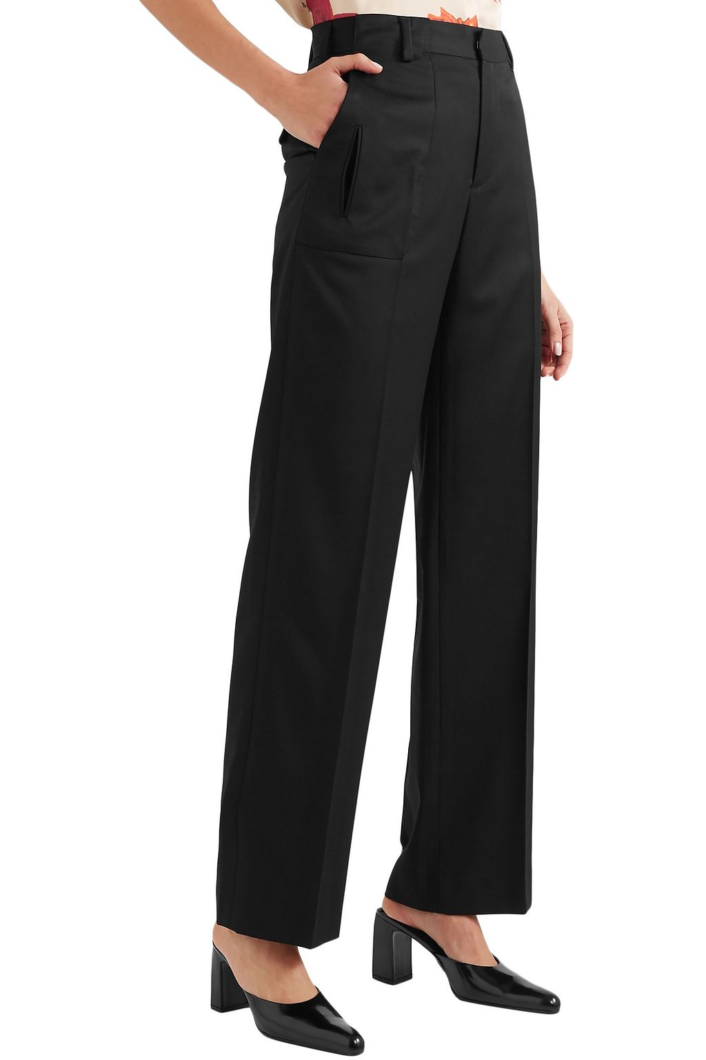 COMMISSION Token twill straight-leg pants