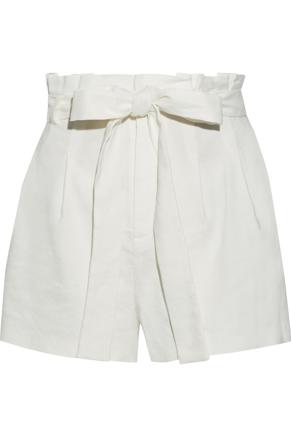 linen blend shorts