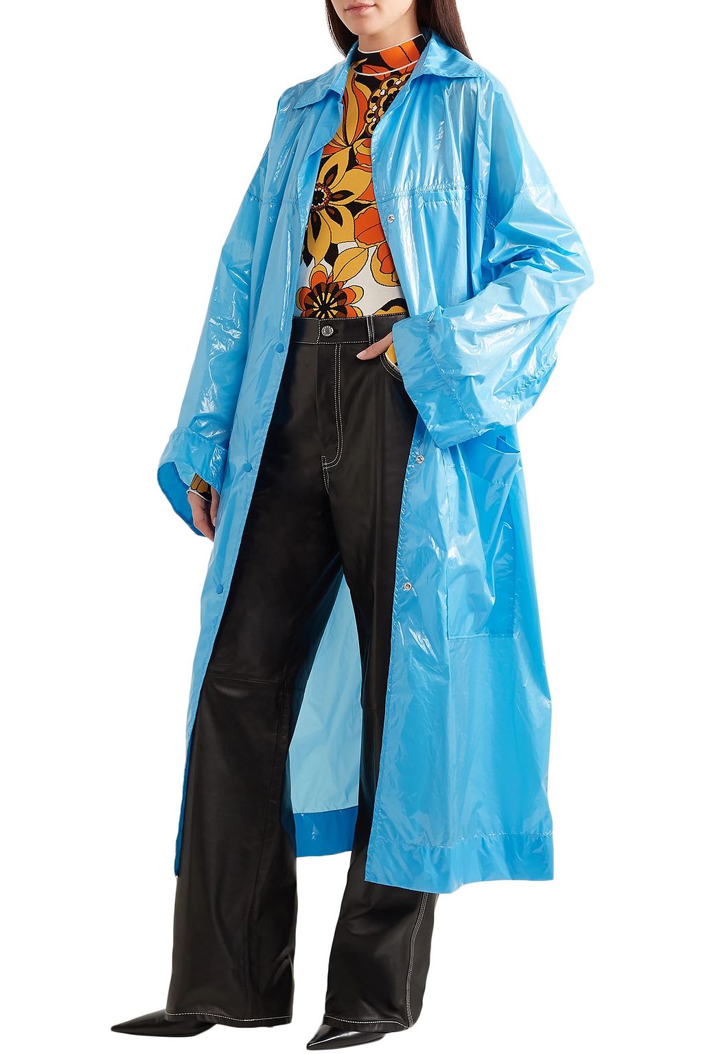 KWAIDAN EDITIONS Oversized vinyl coat