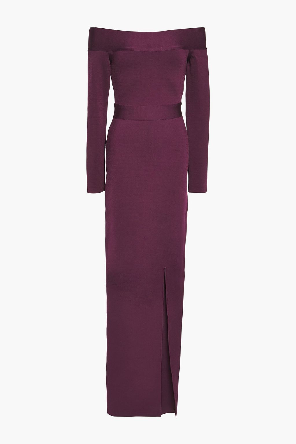 herve leger burgundy dress