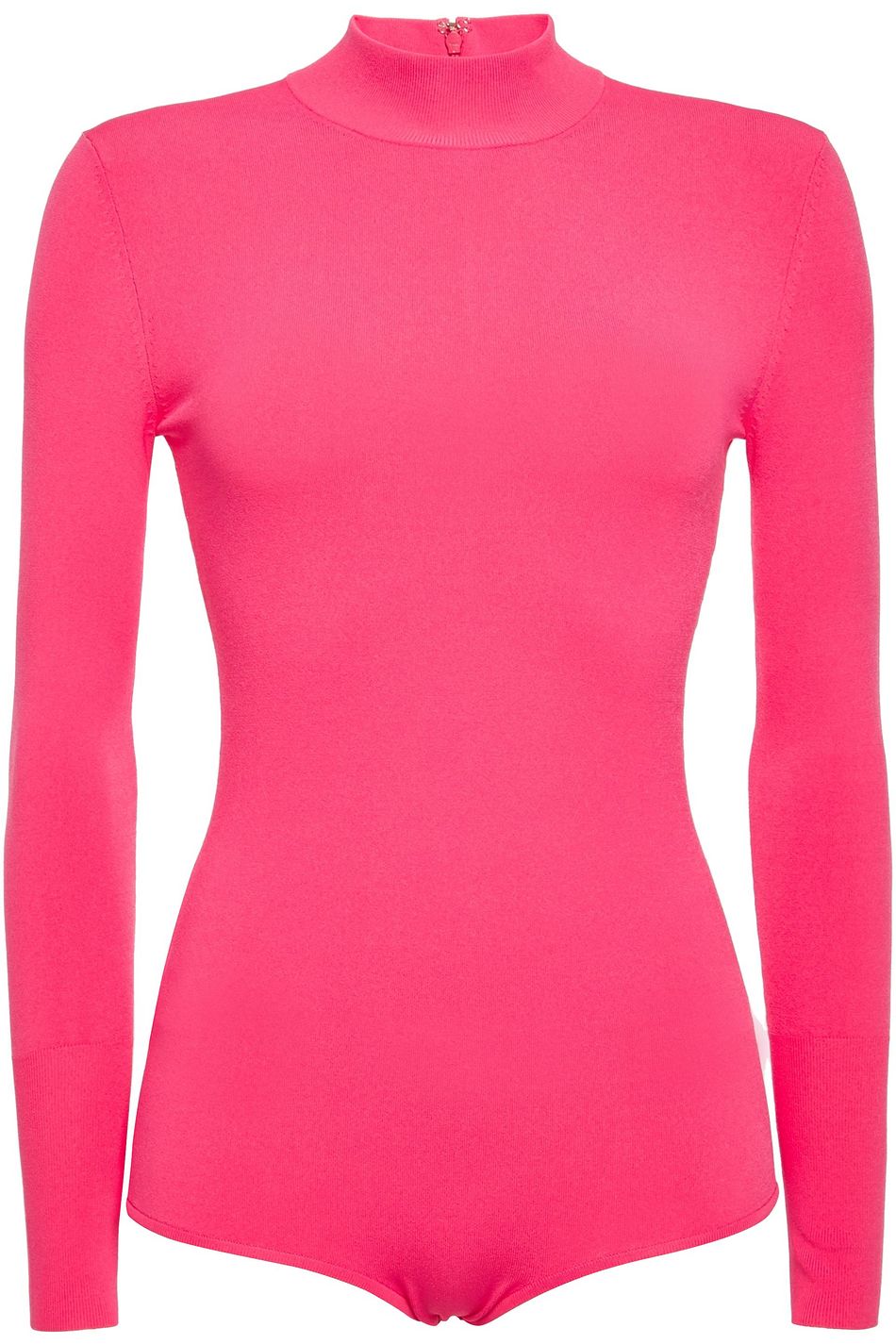 hot pink long sleeve bodysuit