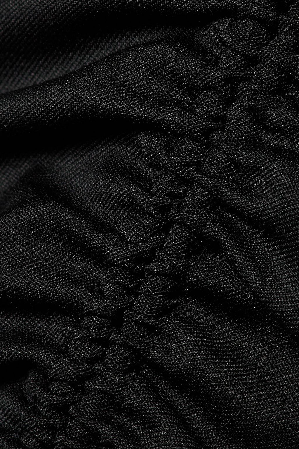 COMMISSION Ruched twill skirt