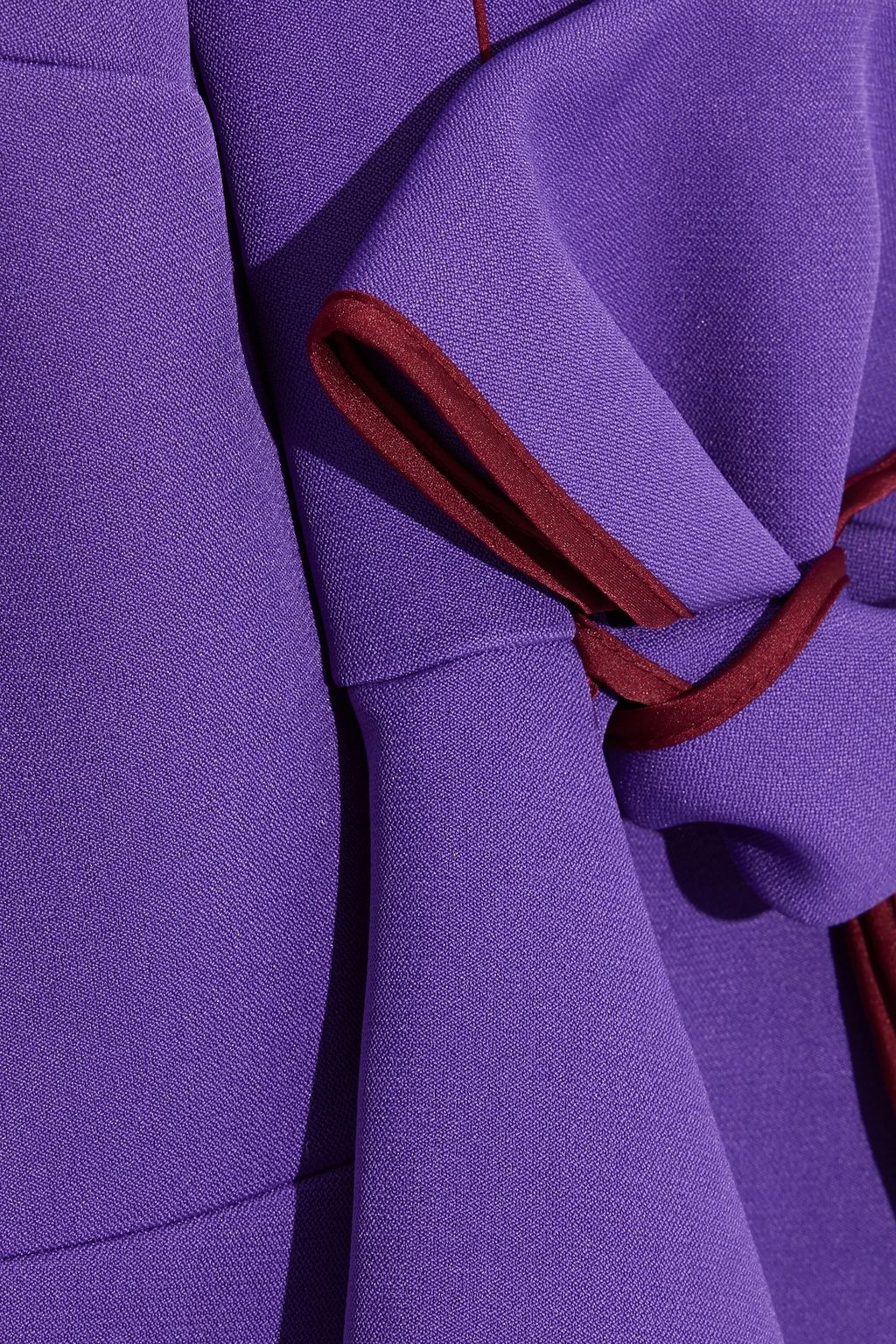 ROKSANDA Bow-embellished cady mini dress