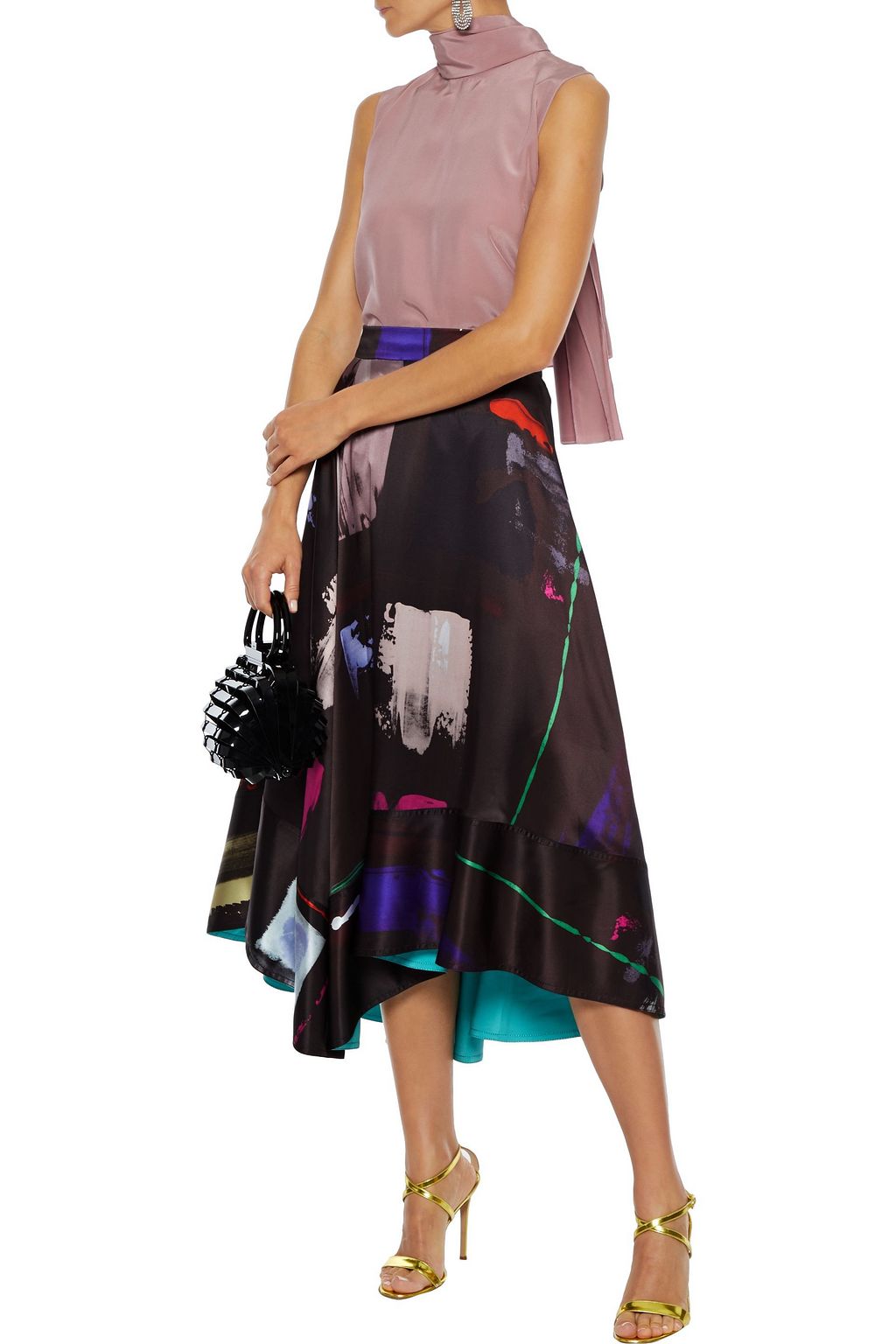 ROKSANDA Merla tie-neck silk crepe de chine top