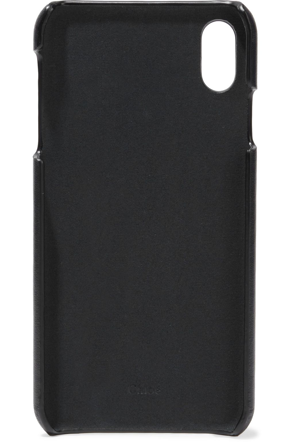 CHLOÉ Vick logo-embossed leather iPhone XS Max case