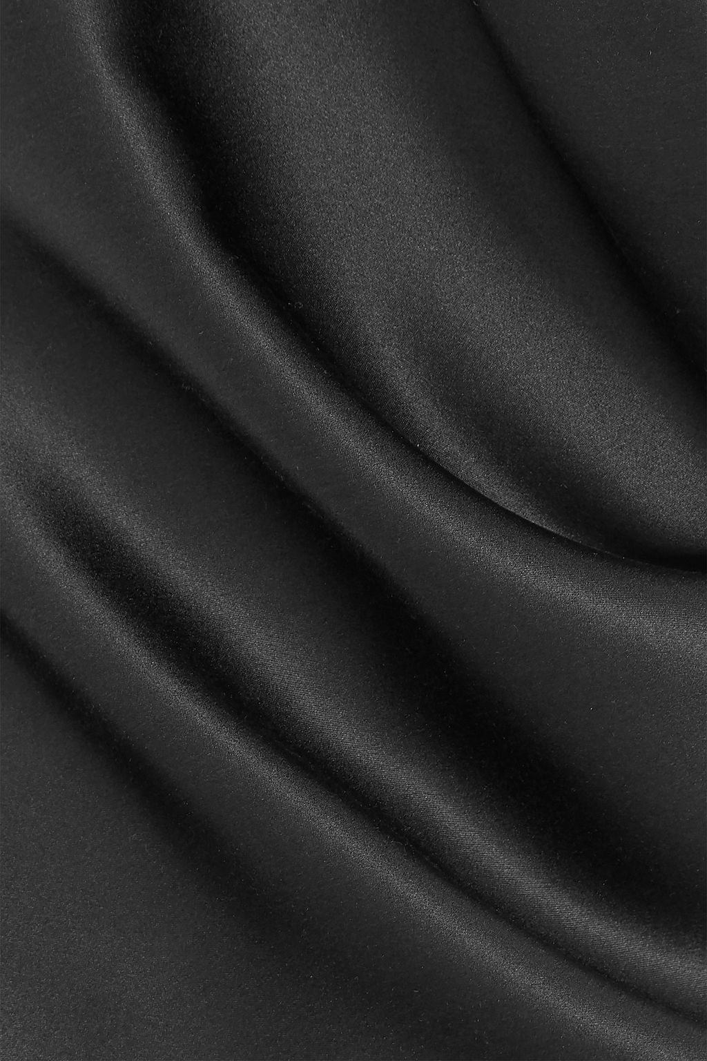 STELLA MCCARTNEY Draped silk-satin halterneck dress