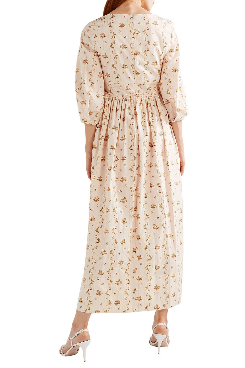 BROCK COLLECTION Floral-print cotton-poplin maxi dress