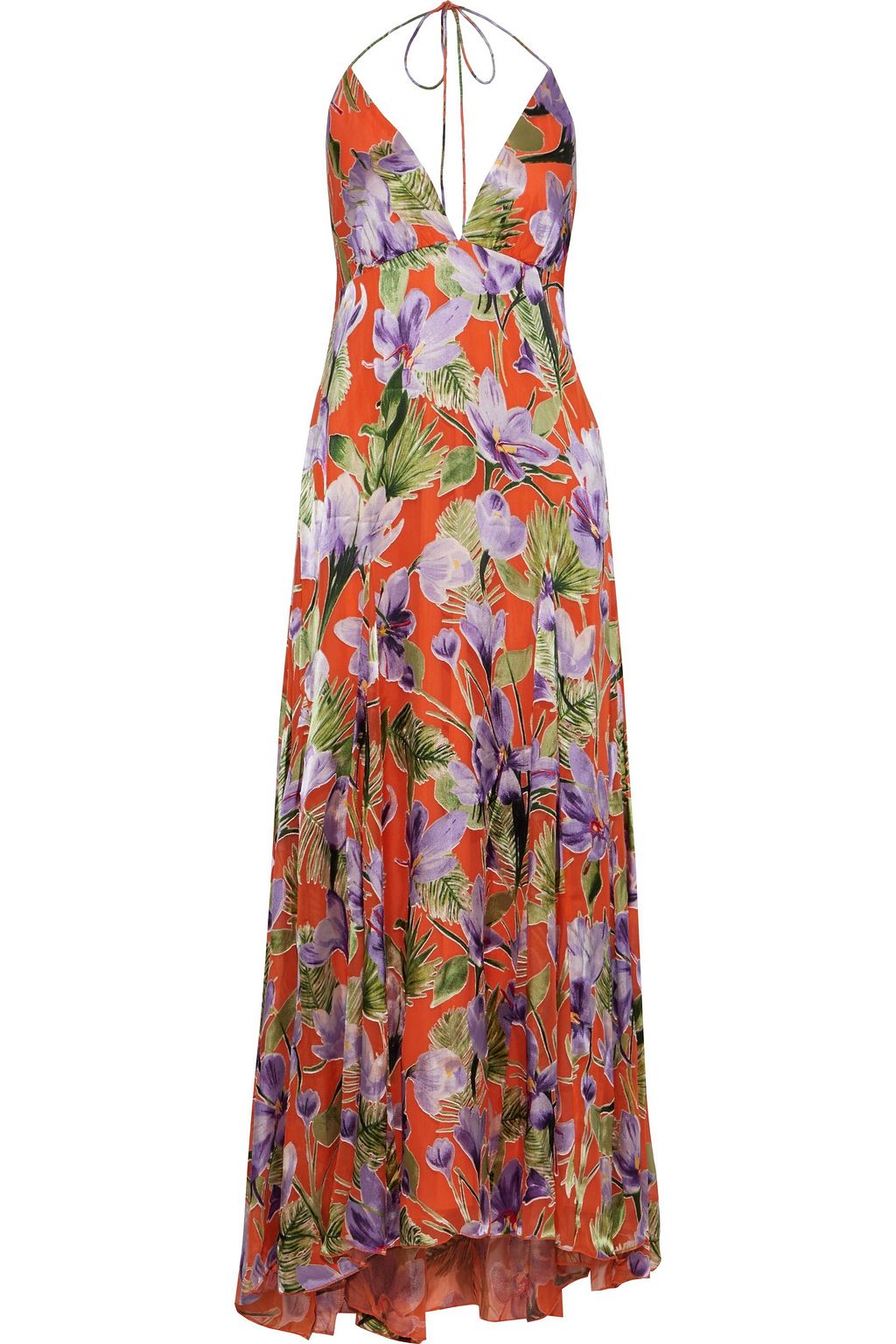 alice and olivia coral dress