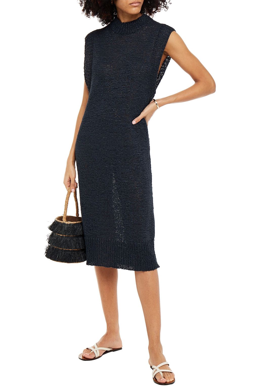 RODEBJER Chaima open-knit dress