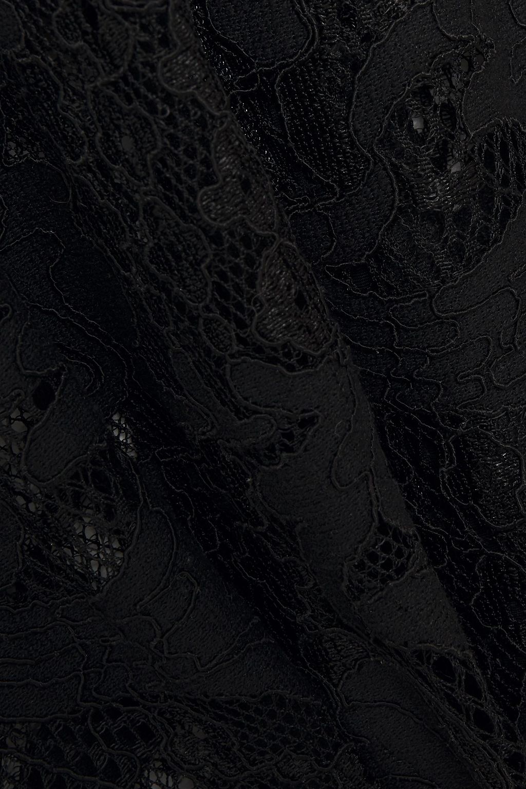 RODEBJER Ode asymmetric cotton-blend corded lace midi dress