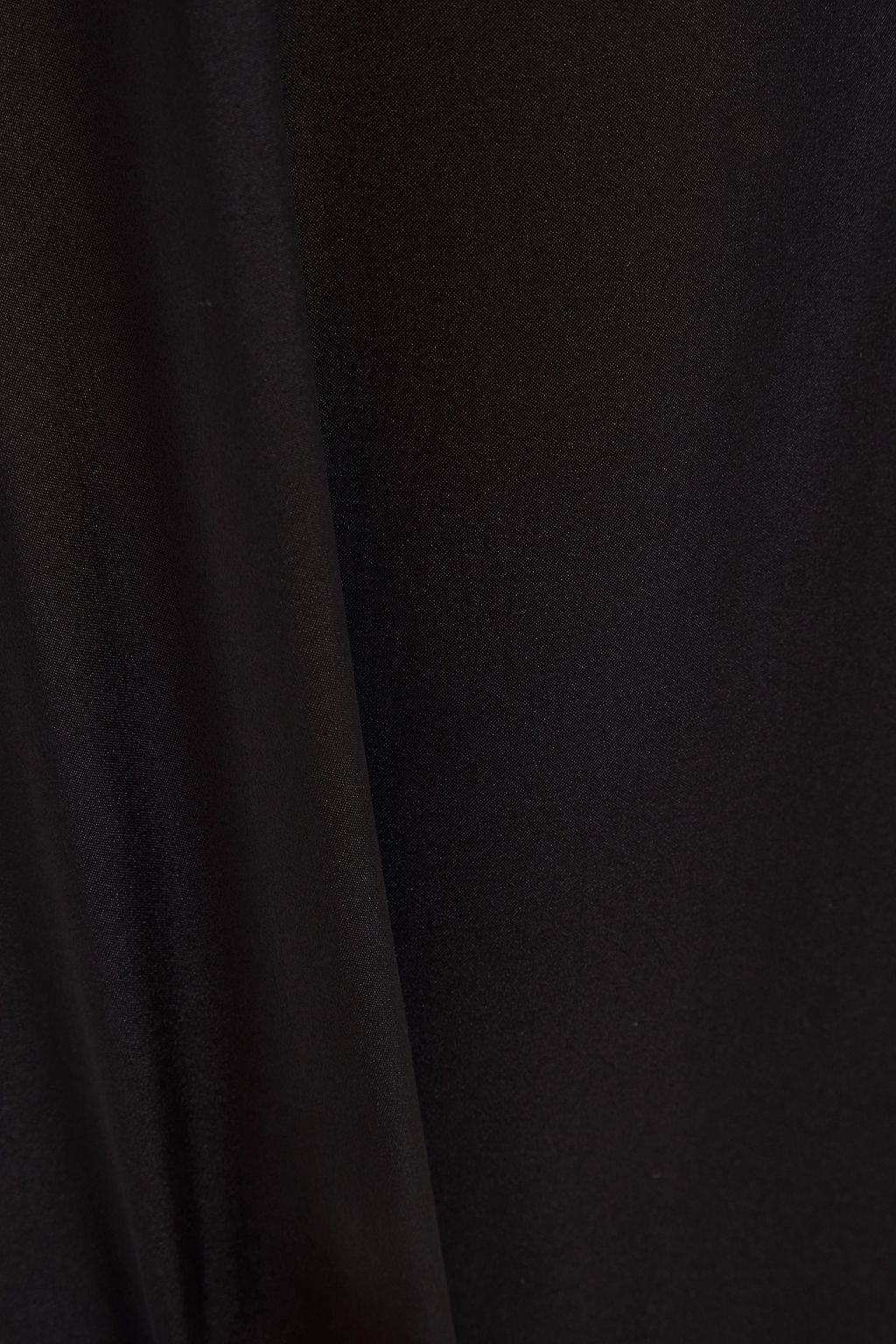 LE KASHA Kizil draped silk-satin blouse
