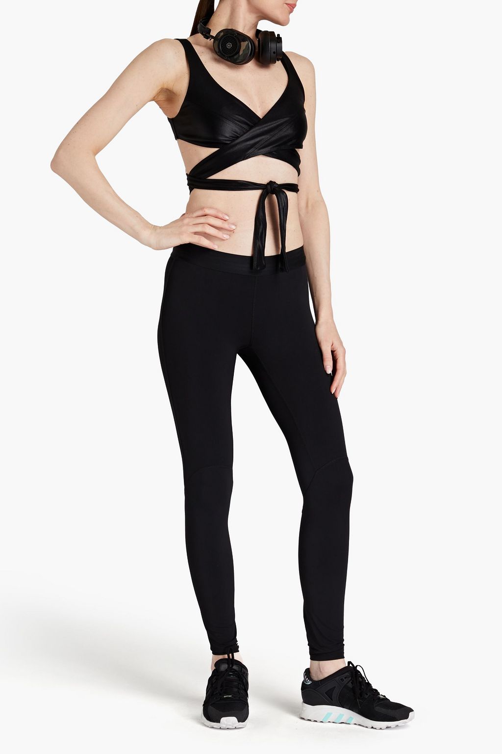 KORAL Favor Infinity tie-detailed stretch sports bra