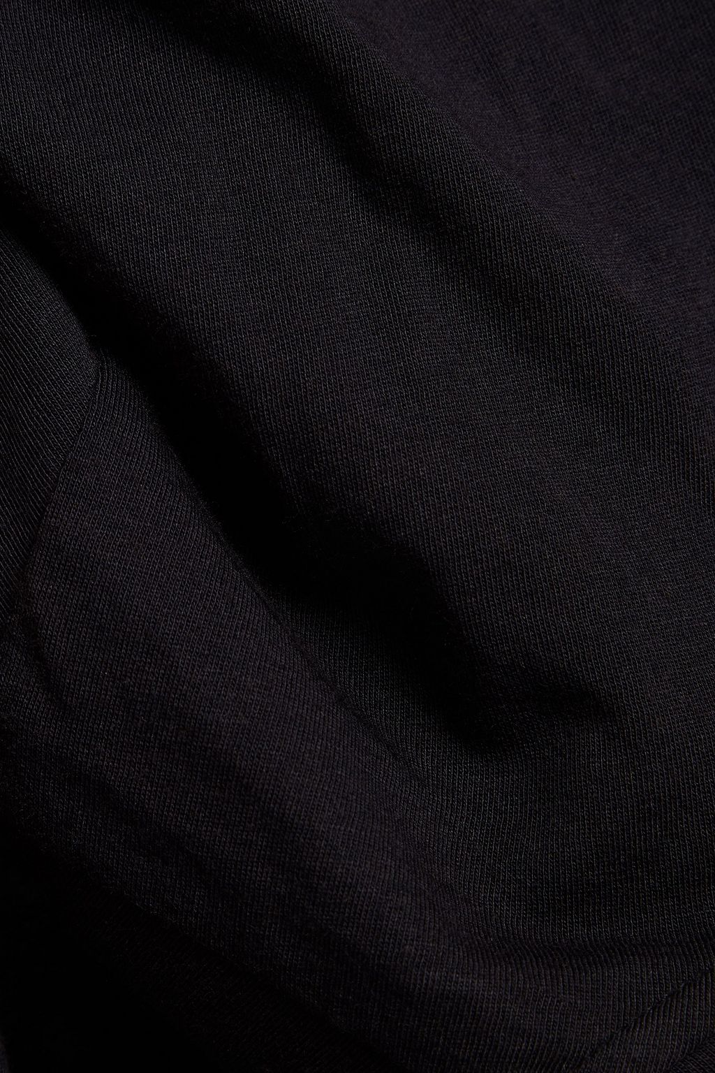 THE UPSIDE Camille tie-back ruched cotton and modal-blend jersey T-shirt