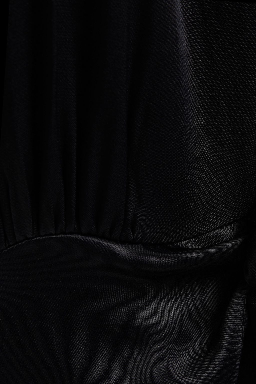 RODEBJER Indio wrap-effect satin midi dress