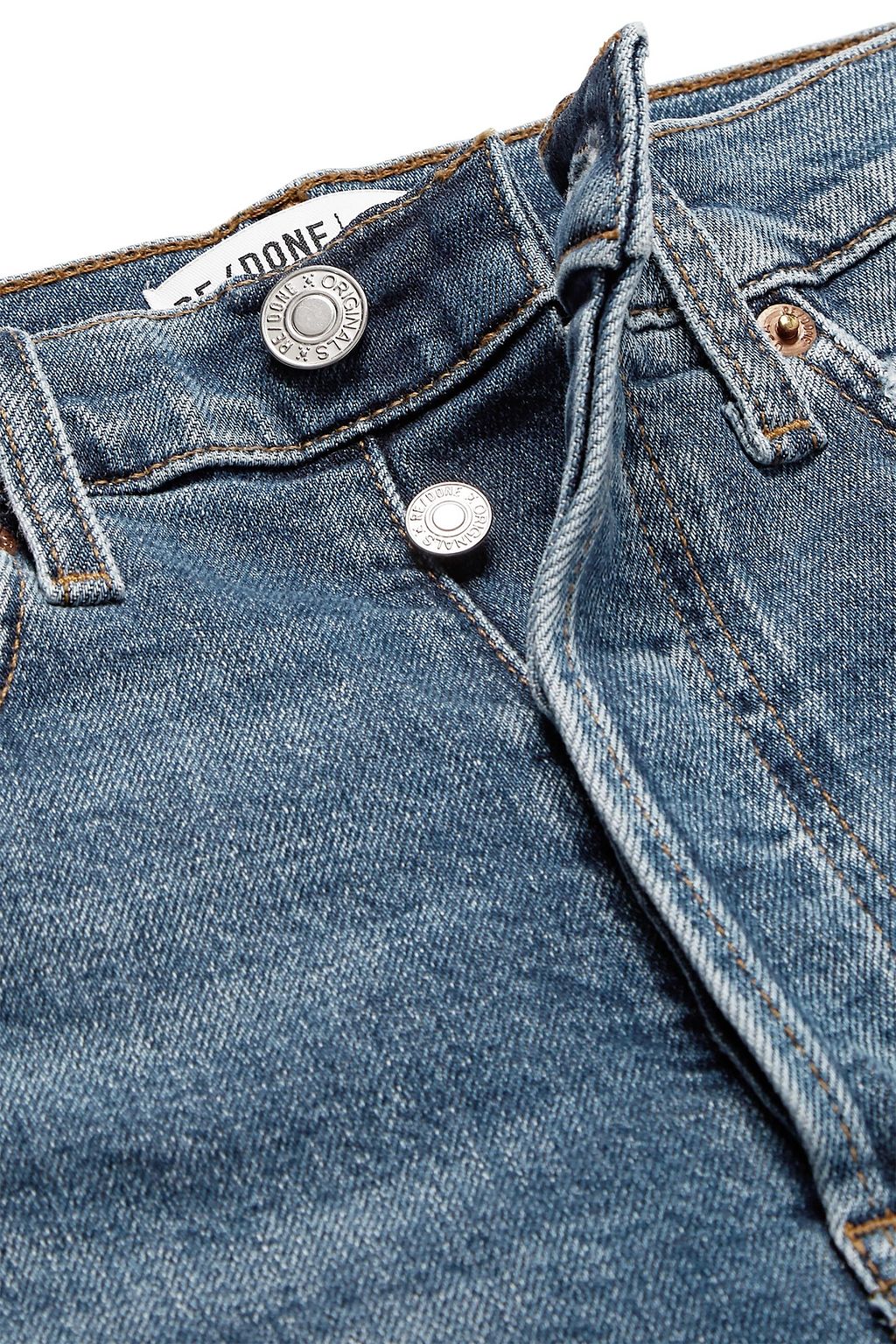 RE/DONE Ultra High Rise Stove Pipe Comfort Stretch straight-leg jeans