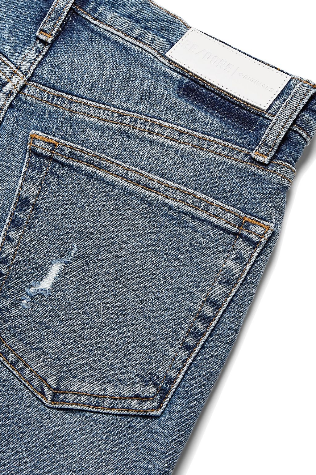 RE/DONE Ultra High Rise Stove Pipe Comfort Stretch straight-leg jeans