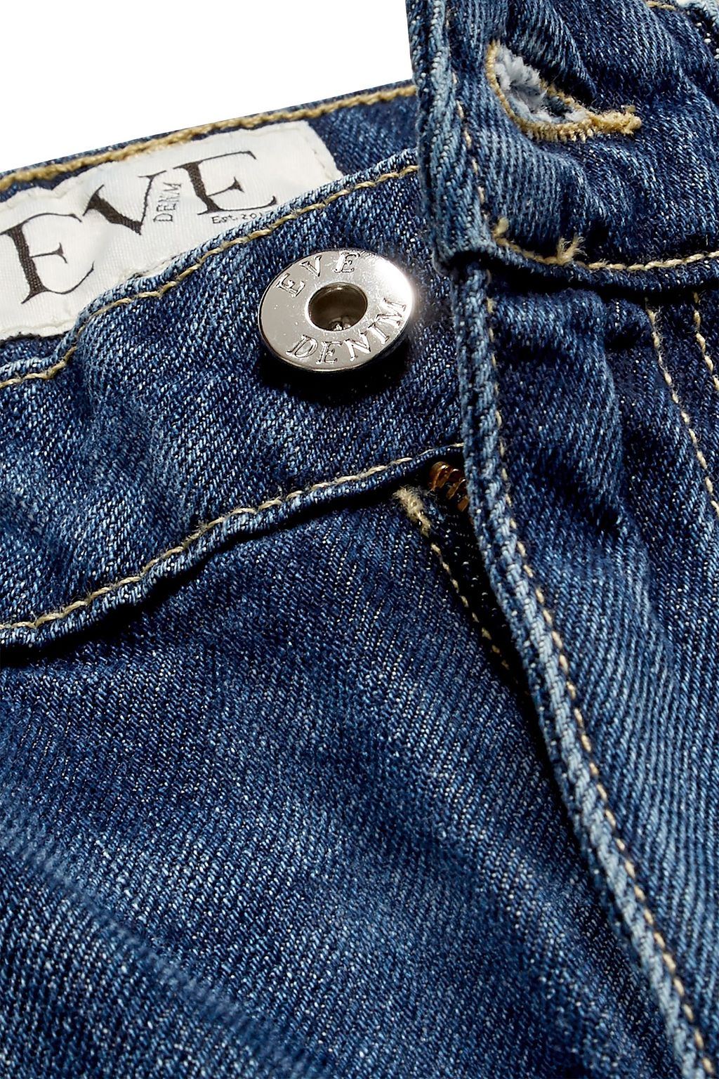EVE DENIM Jacqueline cropped high-rise flared jeans