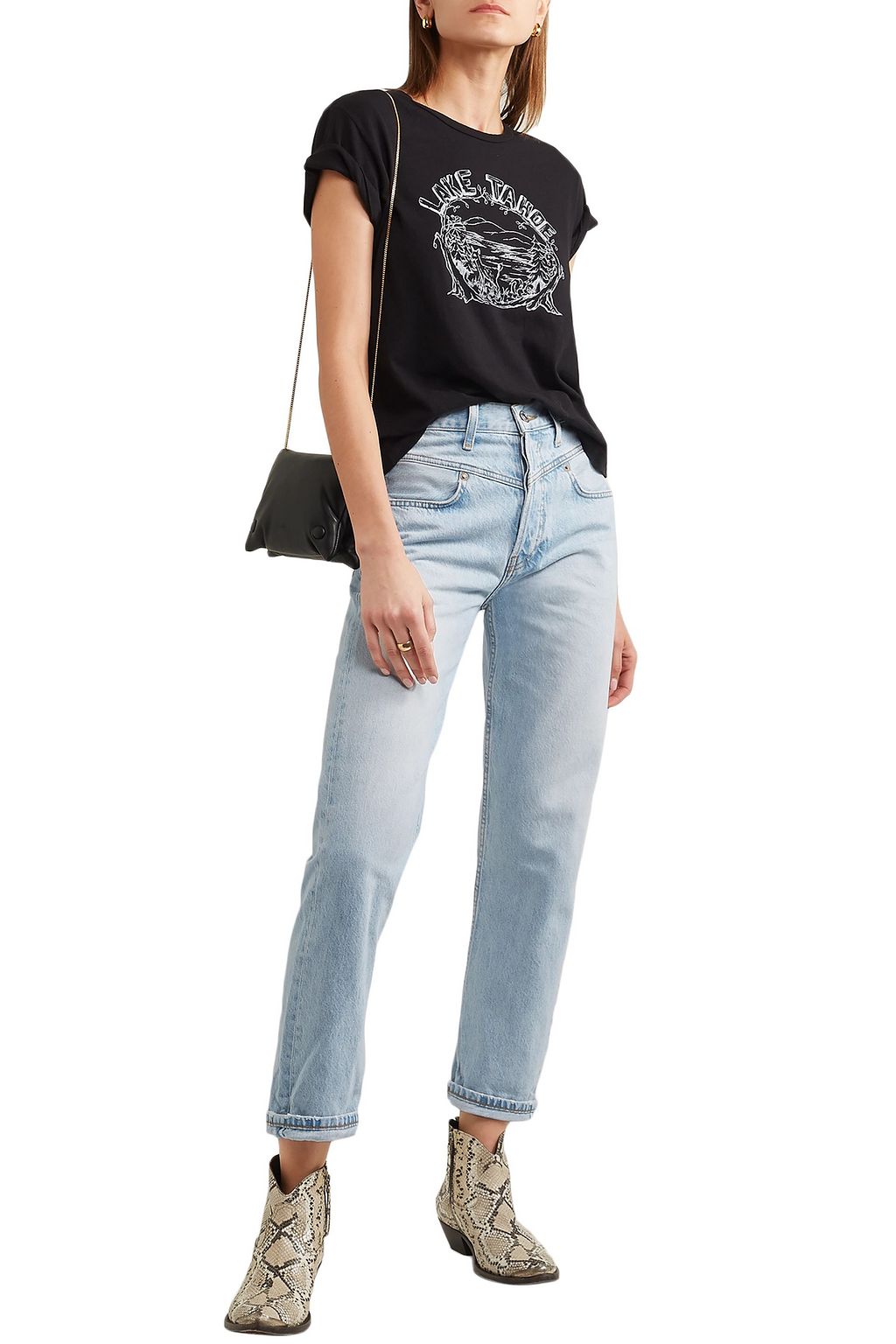 RE/DONE Double Yoke high-rise straight-leg jeans