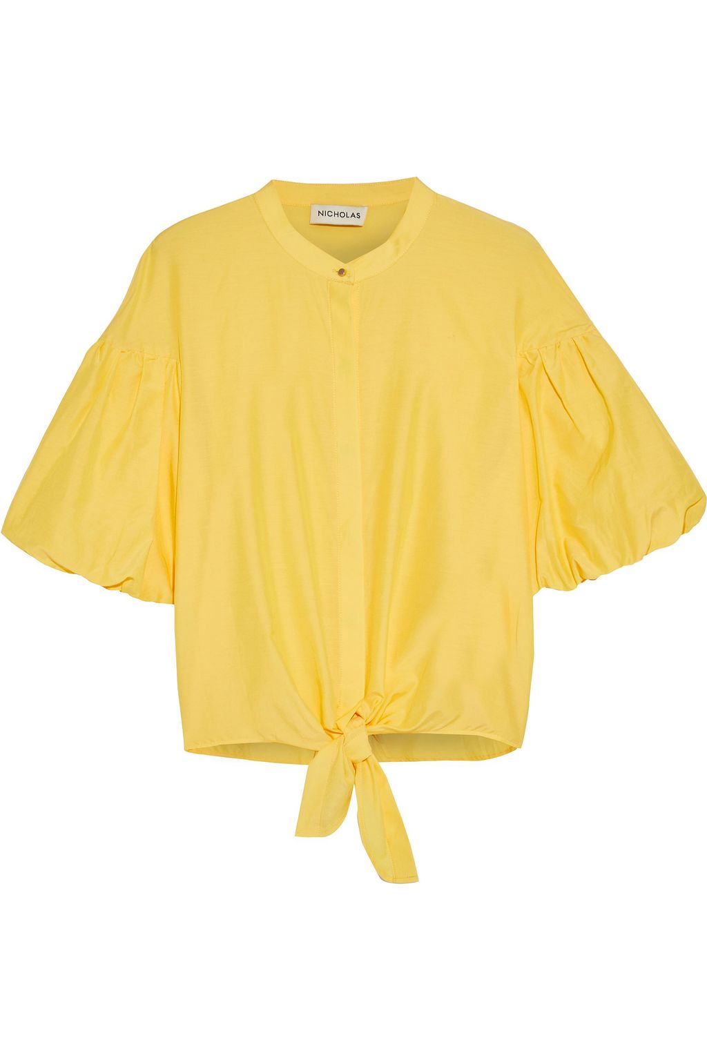 tie front yellow top