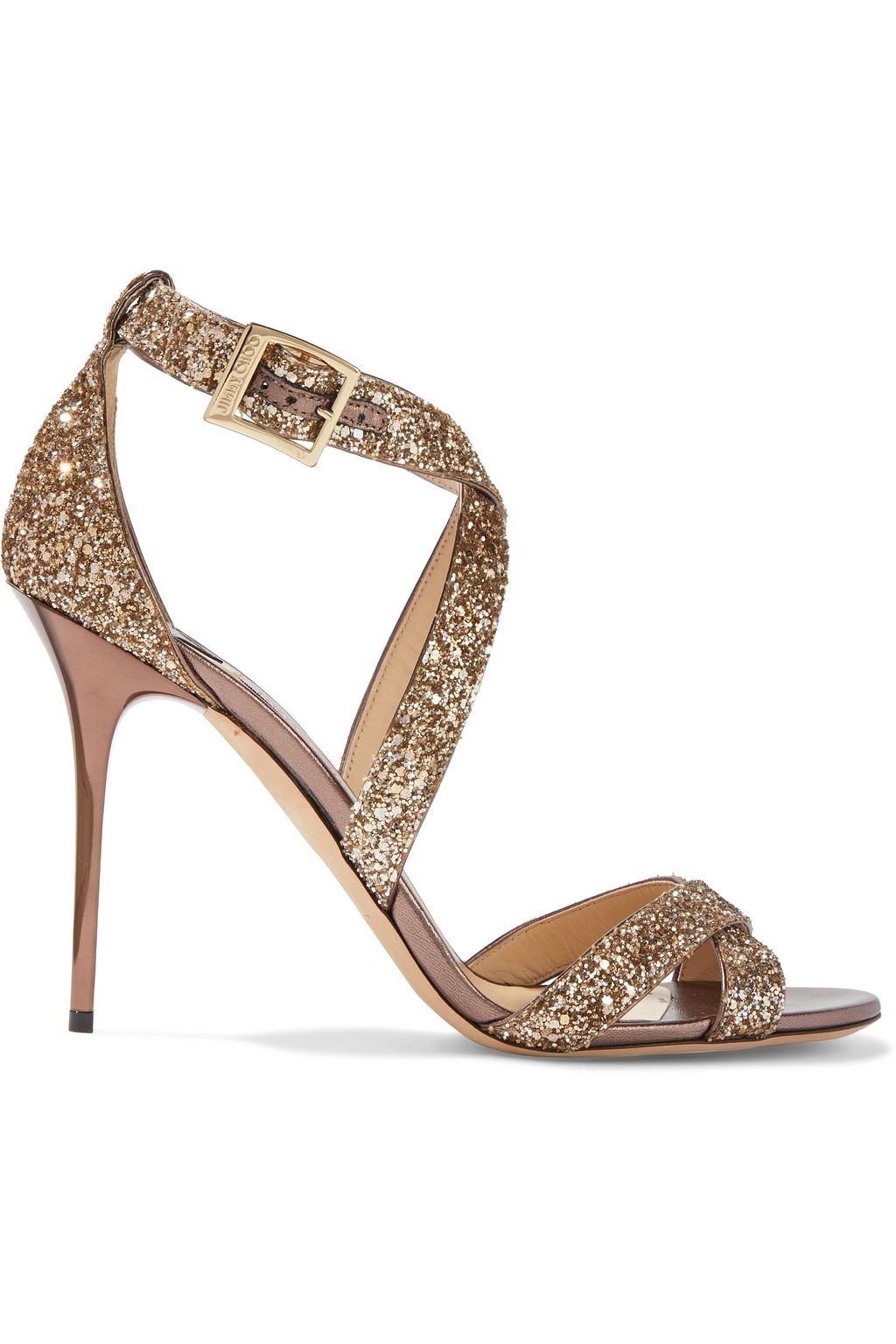 jimmy choo gold sandals sale