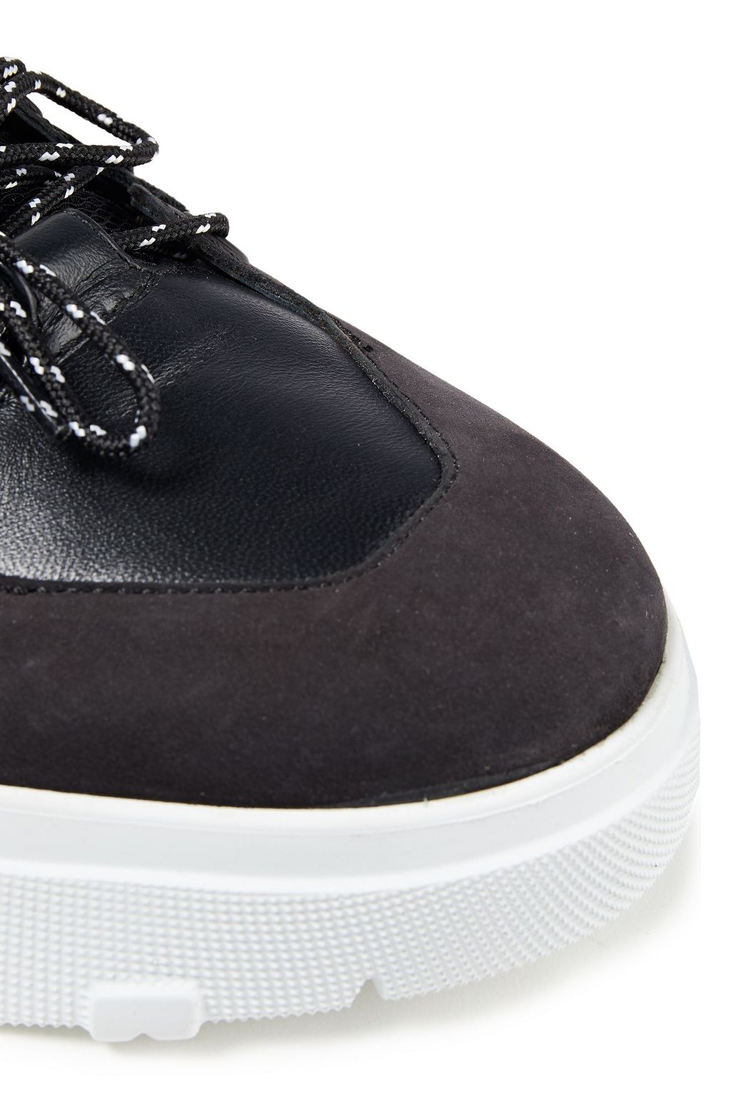 MCQ ALEXANDER MCQUEEN Orbyt leather, nubuck and mesh sneakers