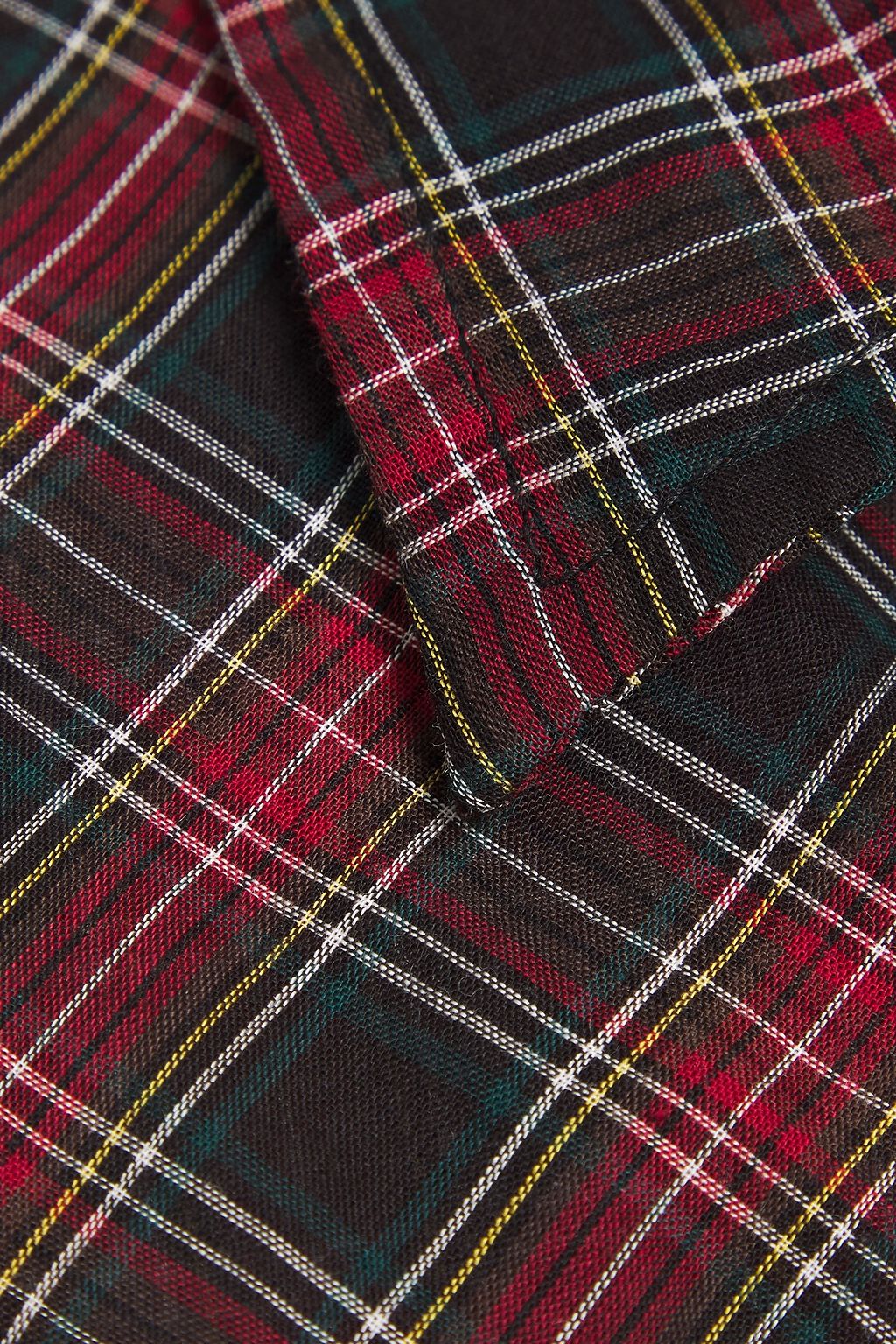 NILI LOTAN Ada checked cotton-voile shirt