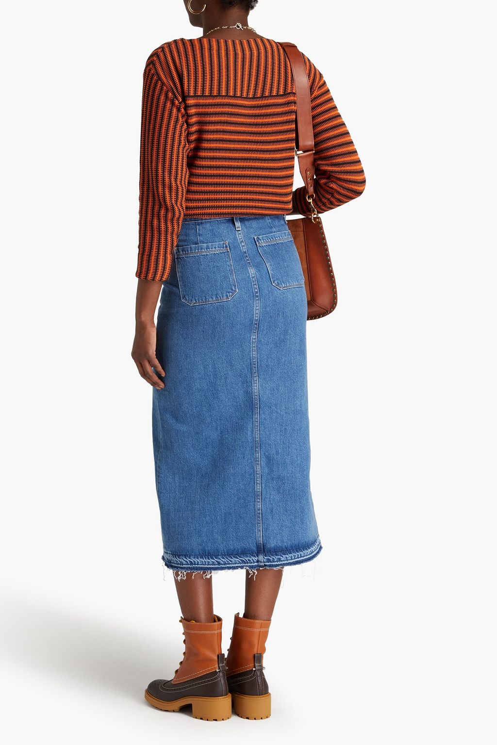 CHLOÉ コットン セーター ストライプ