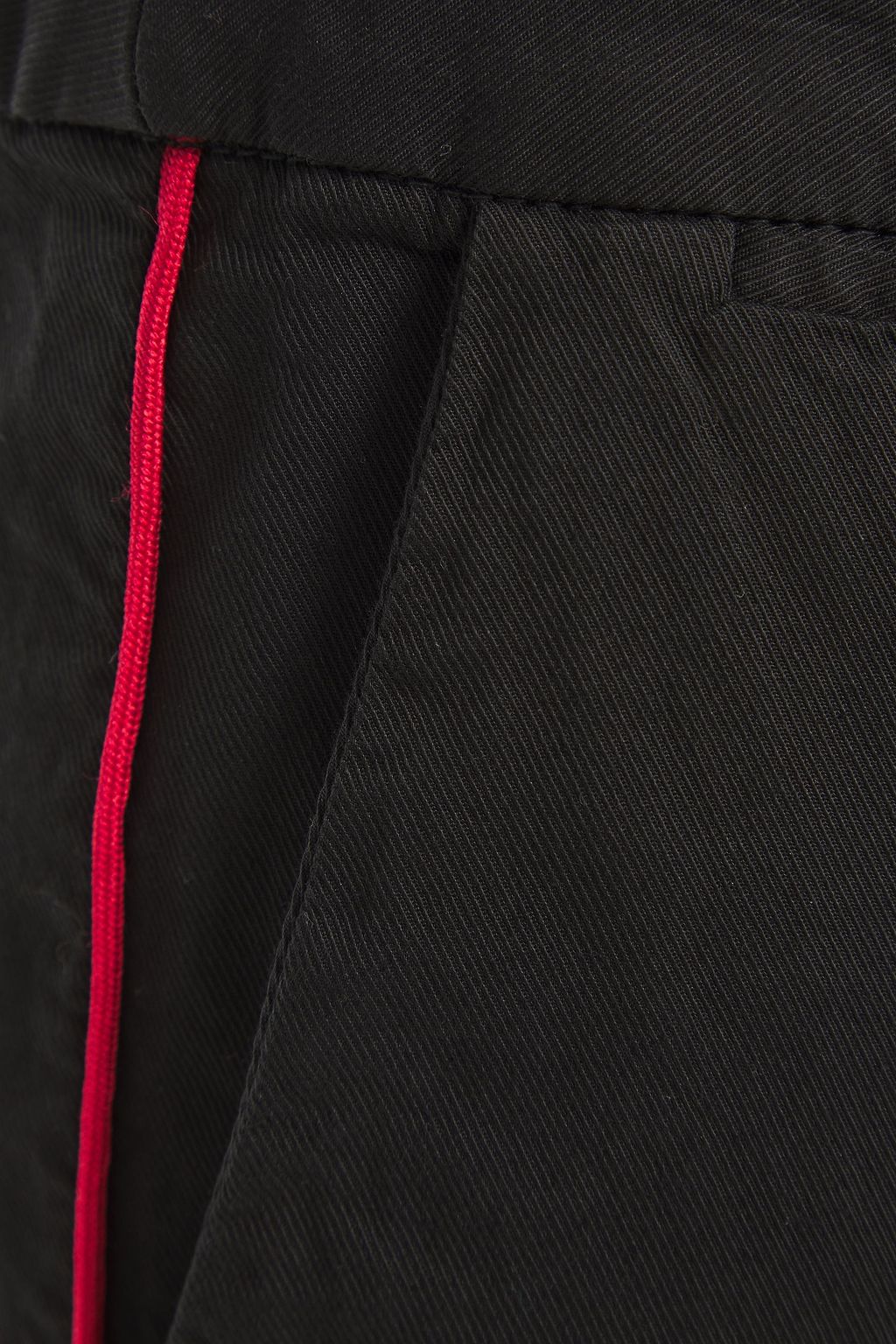 NILI LOTAN East Hampton cropped cotton-blend twill skinny pants