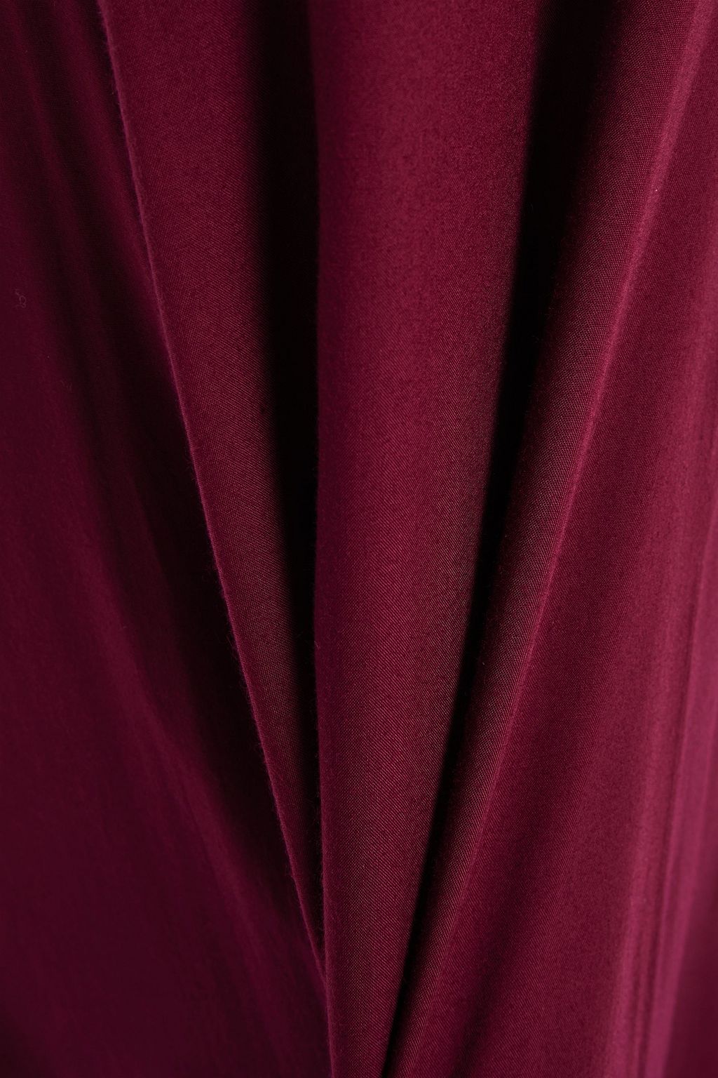 VIX PAULA HERMANNY Deana asymmetric cutout voile midi dress