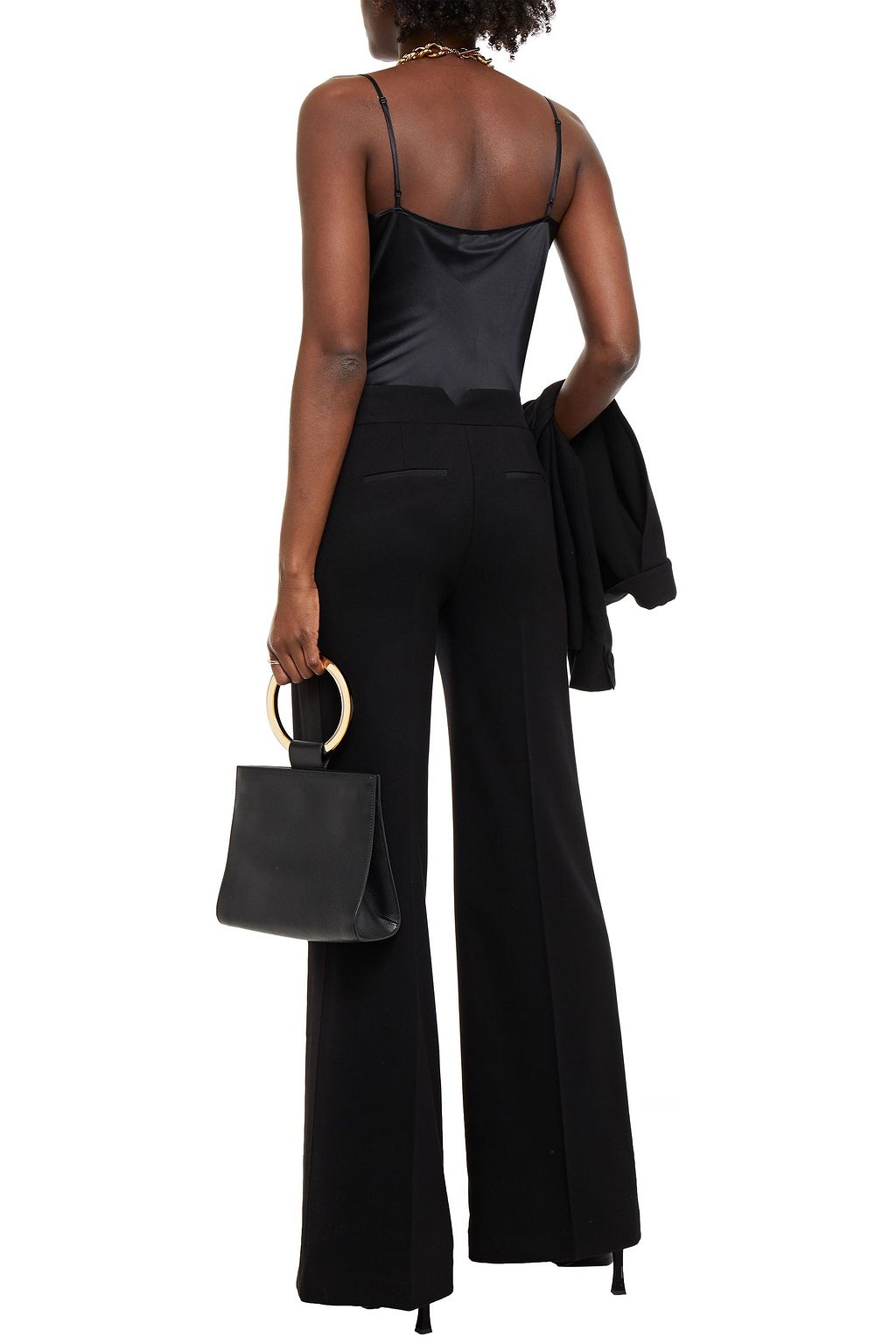 RACHEL ZOE Twill flared pants