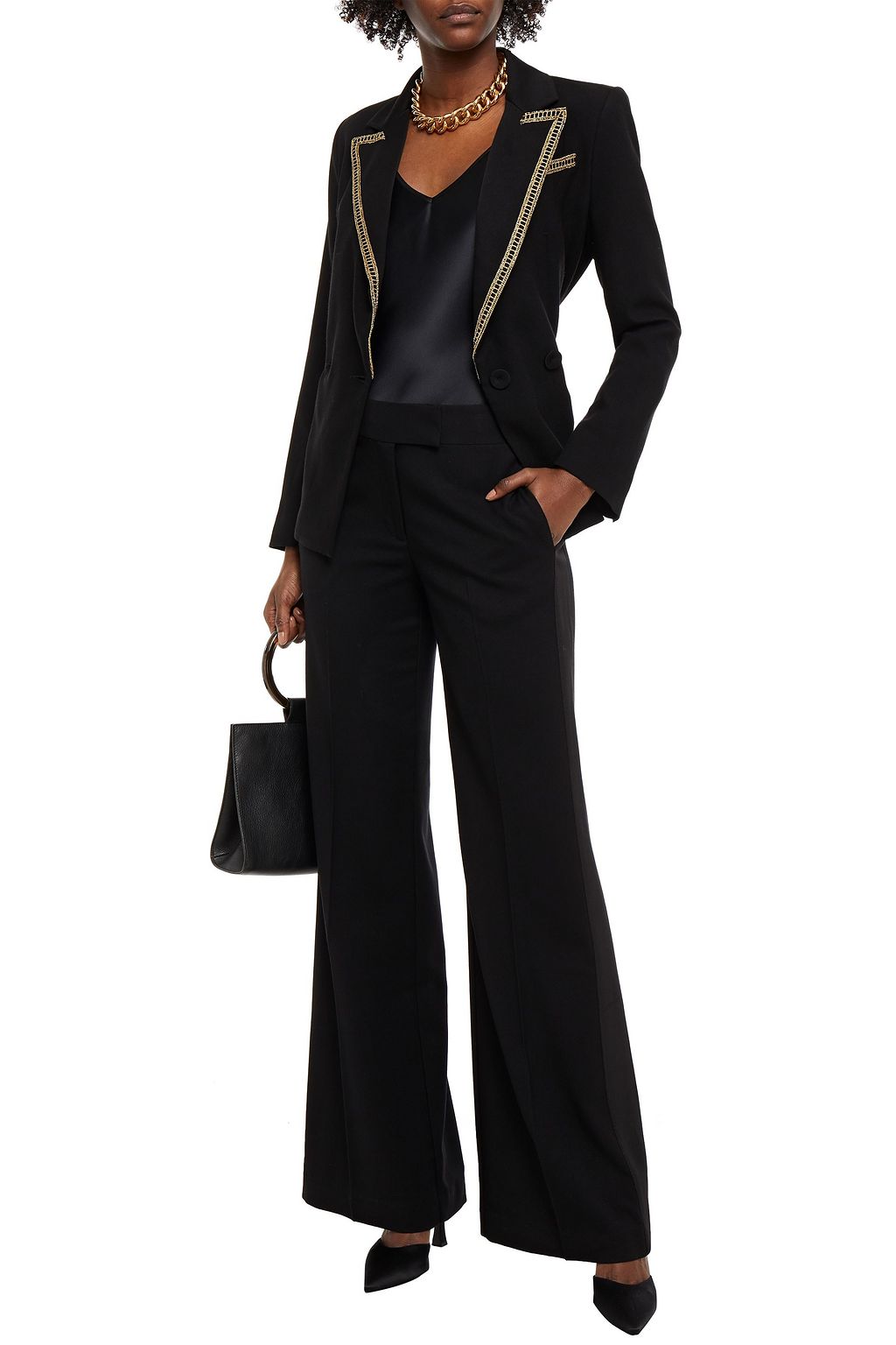 RACHEL ZOE Twill flared pants