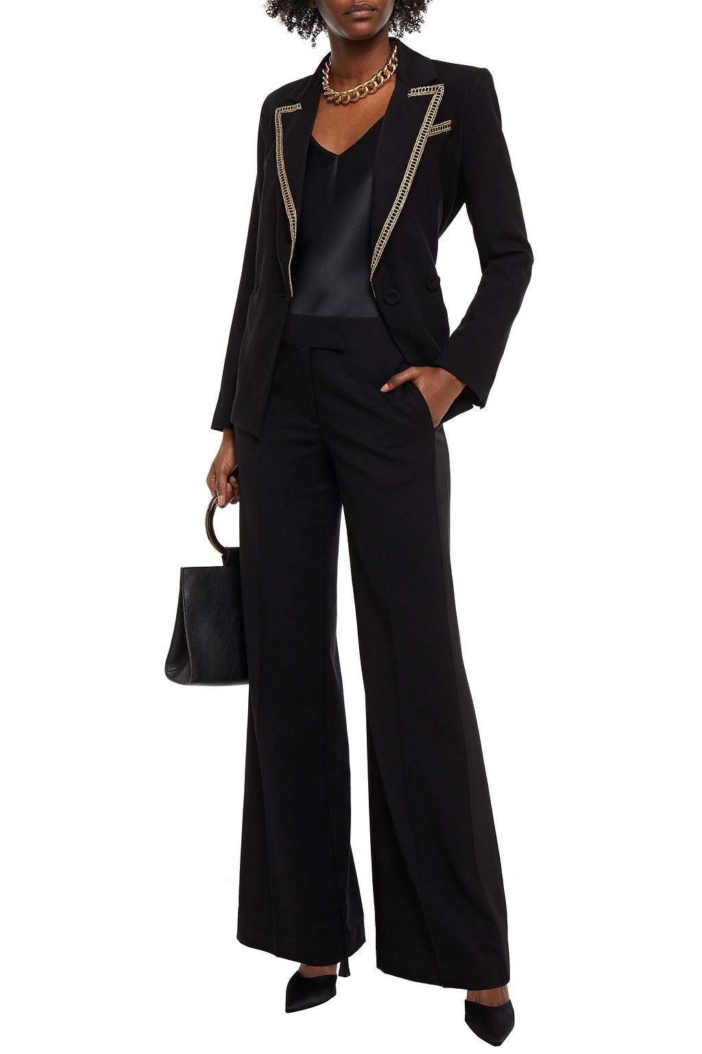 RACHEL ZOE Twill flared pants | Sale up to 70% off | THE OUTNET