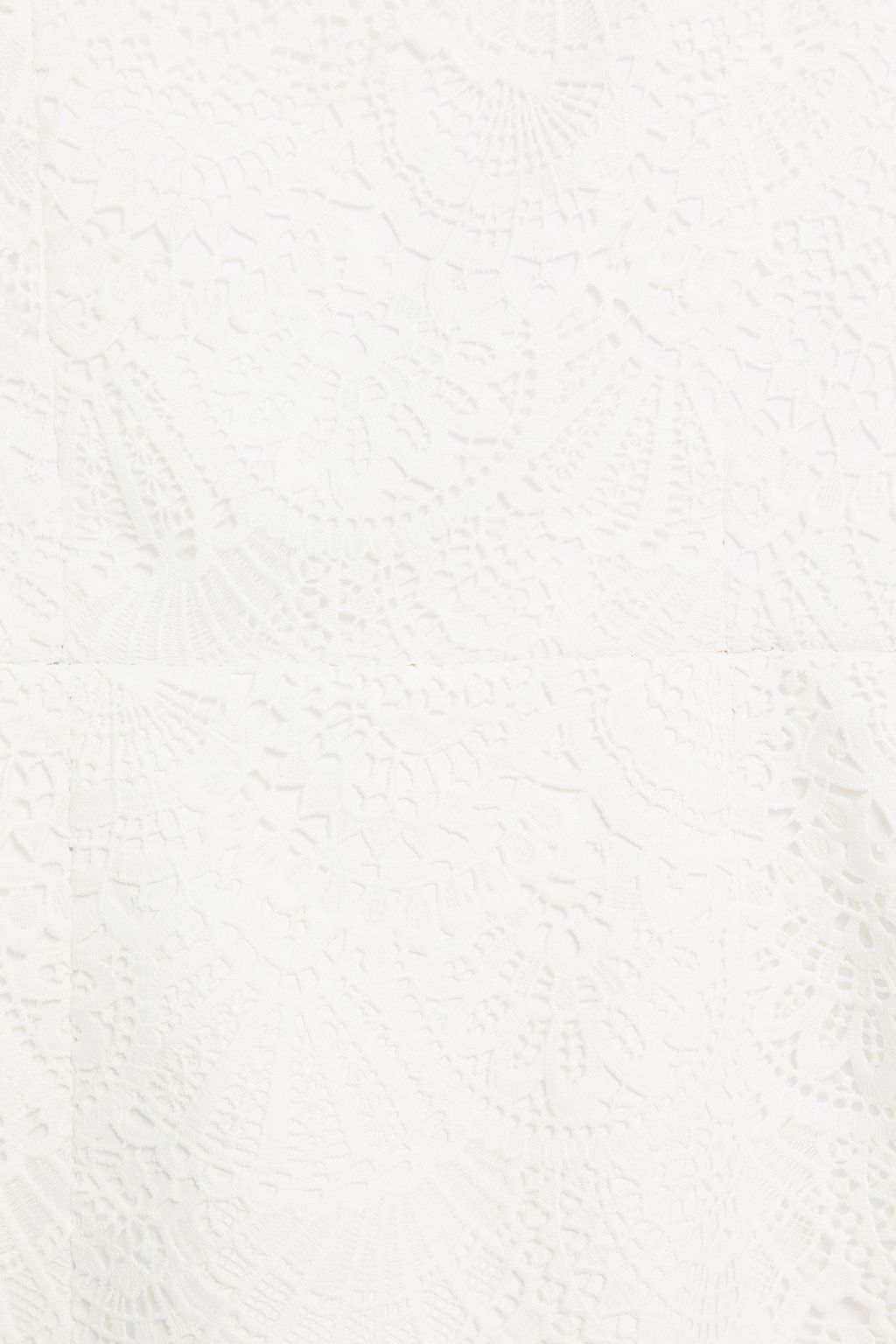 ALICE + OLIVIA Coretta macramé lace mini dress
