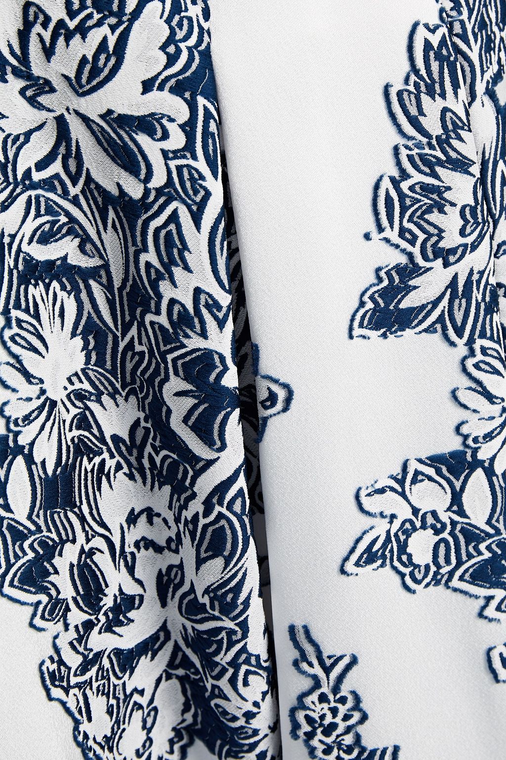 OSCAR DE LA RENTA Floral-jacquard dress