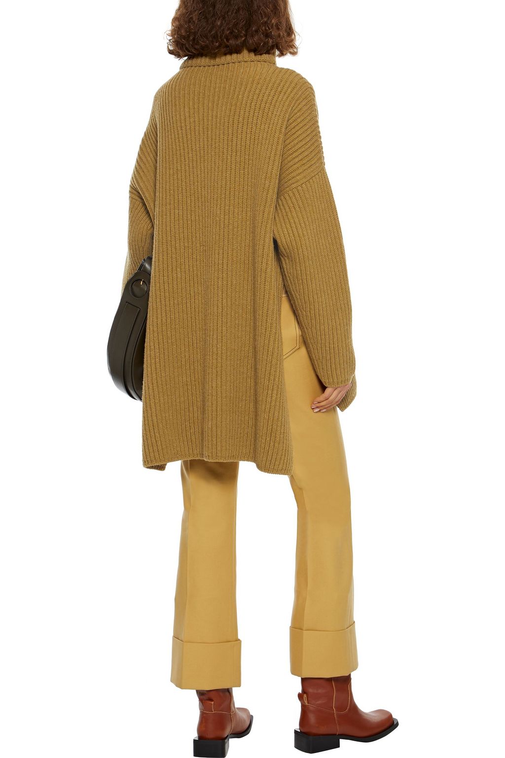 joseph oversized wool turtleneck sweater