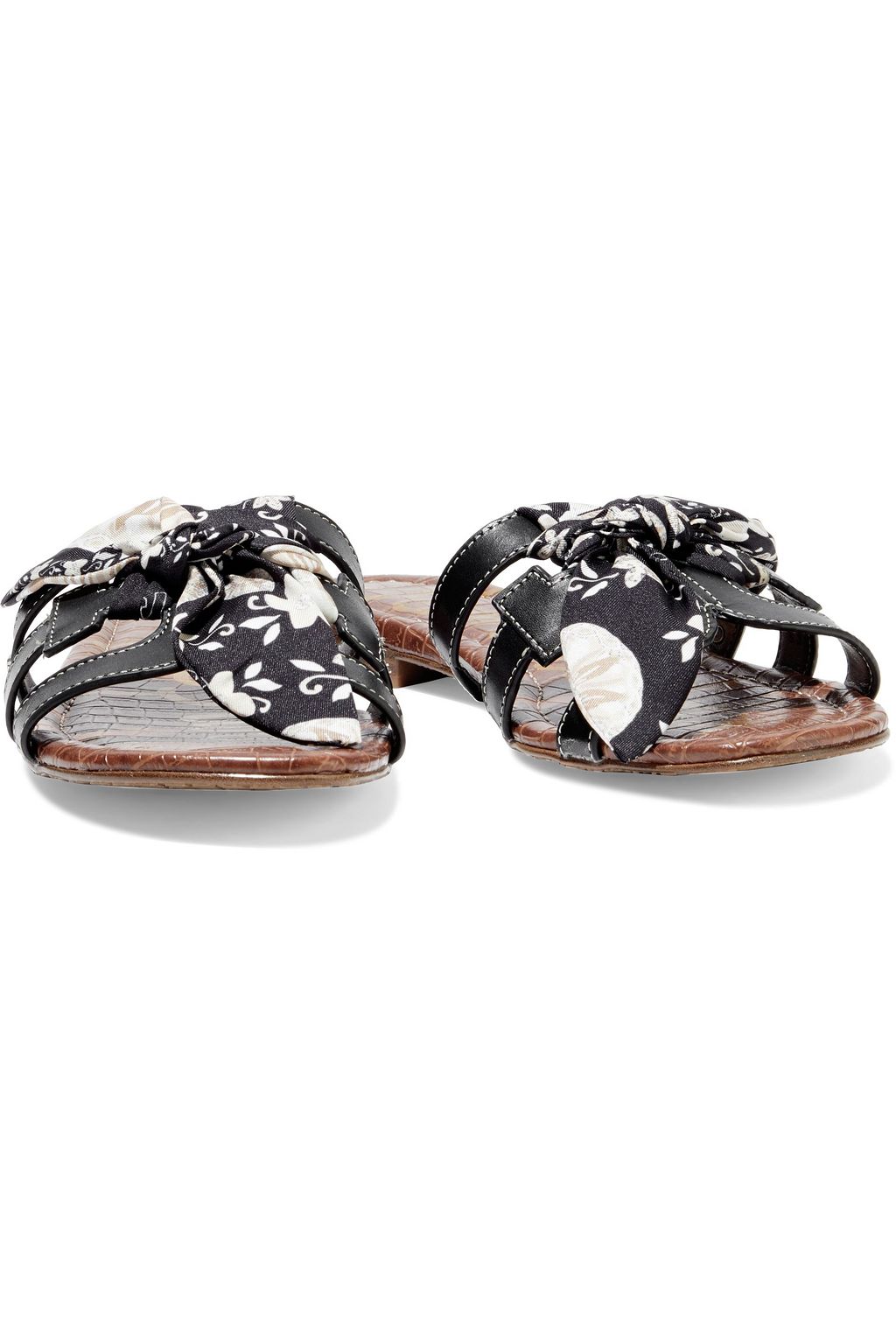 sam edelman bay leather flat slides