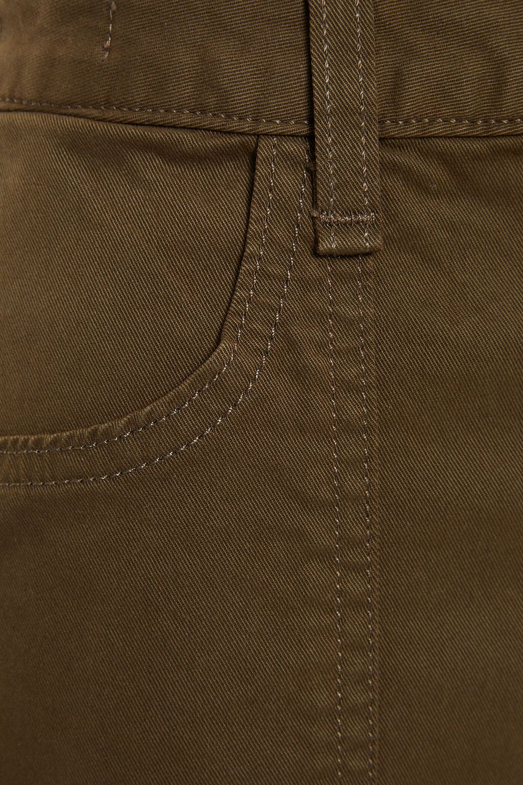 VERONICA BEARD Crosbie cotton-blend twill wide-leg pants